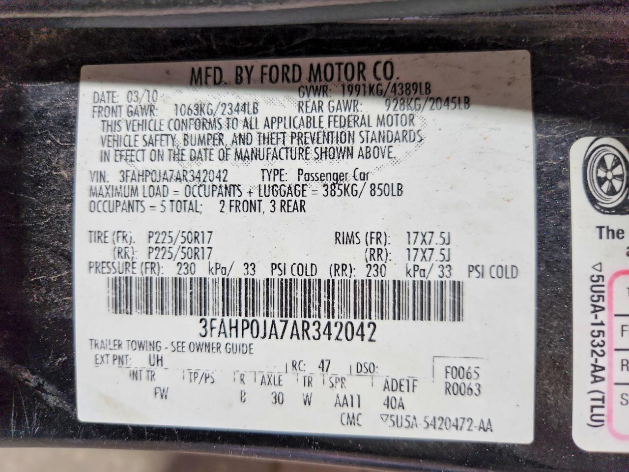 Ford Fusion Sel