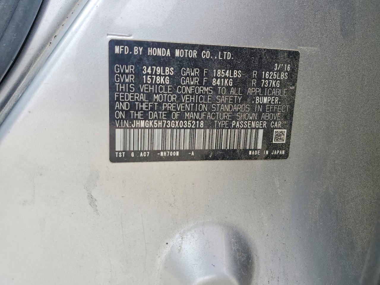 Honda Fit Ex