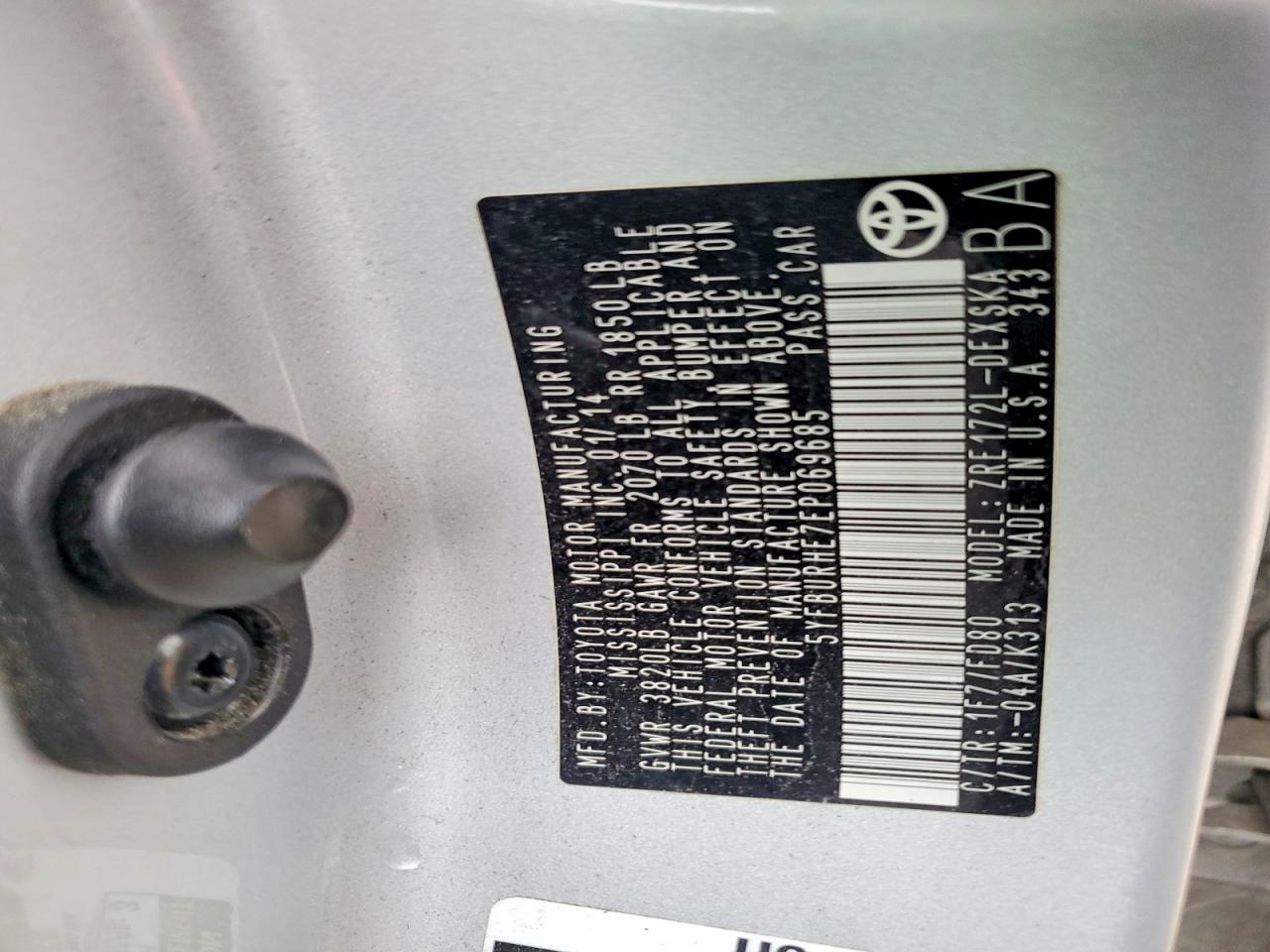 Toyota Corolla S Plus