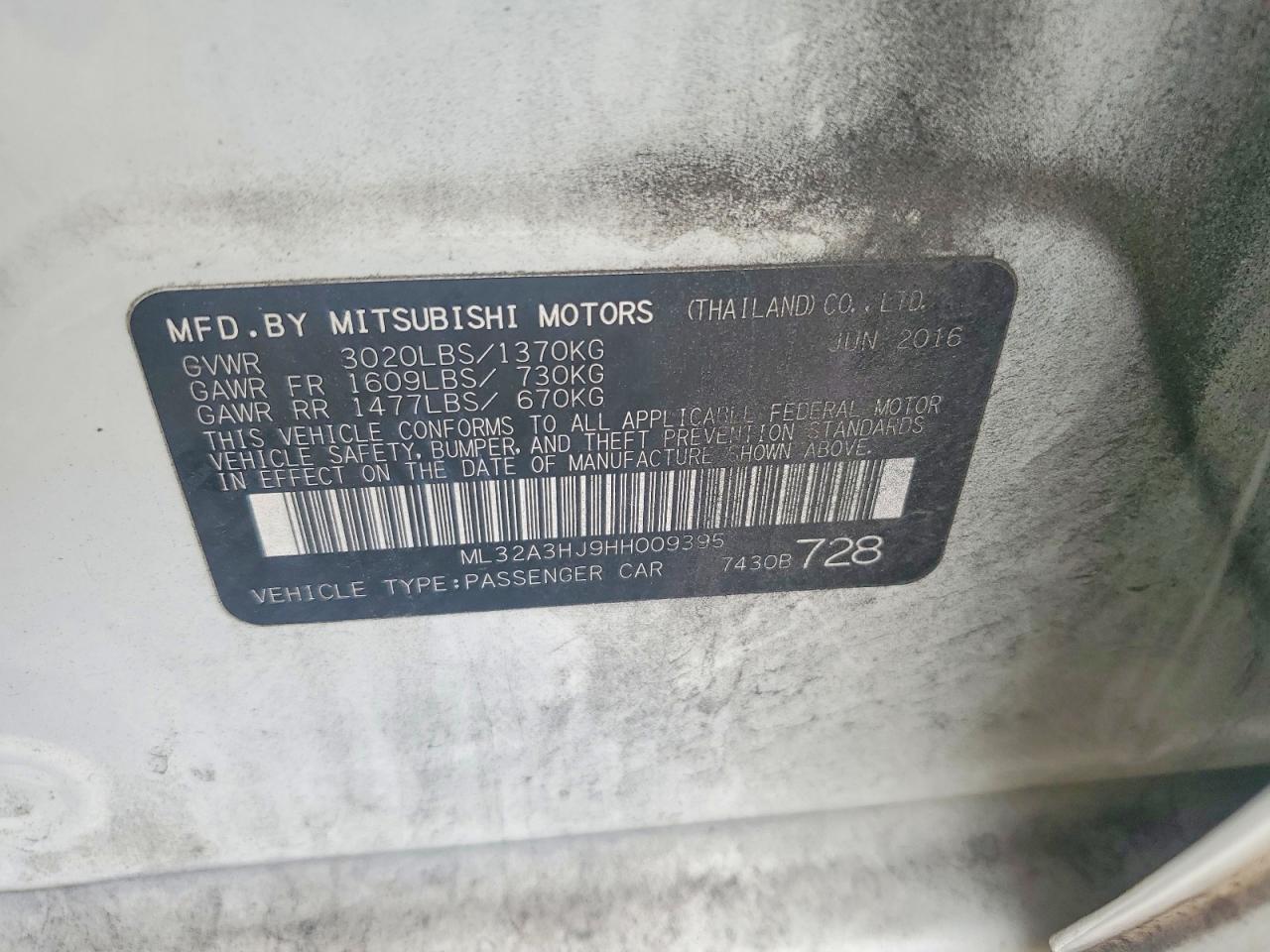 Mitsubishi Mirage Es