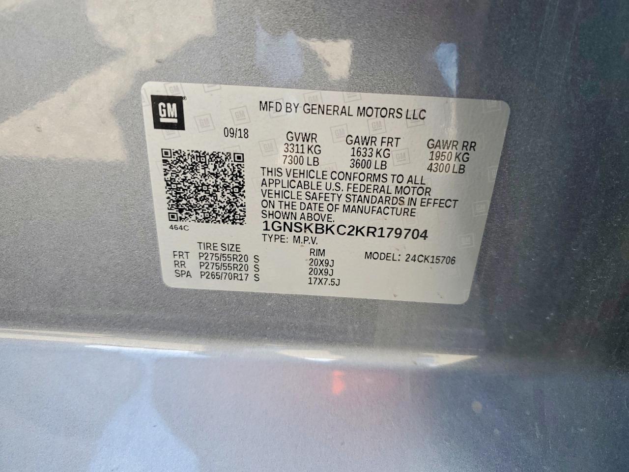Chevrolet Tahoe K1500 Lt