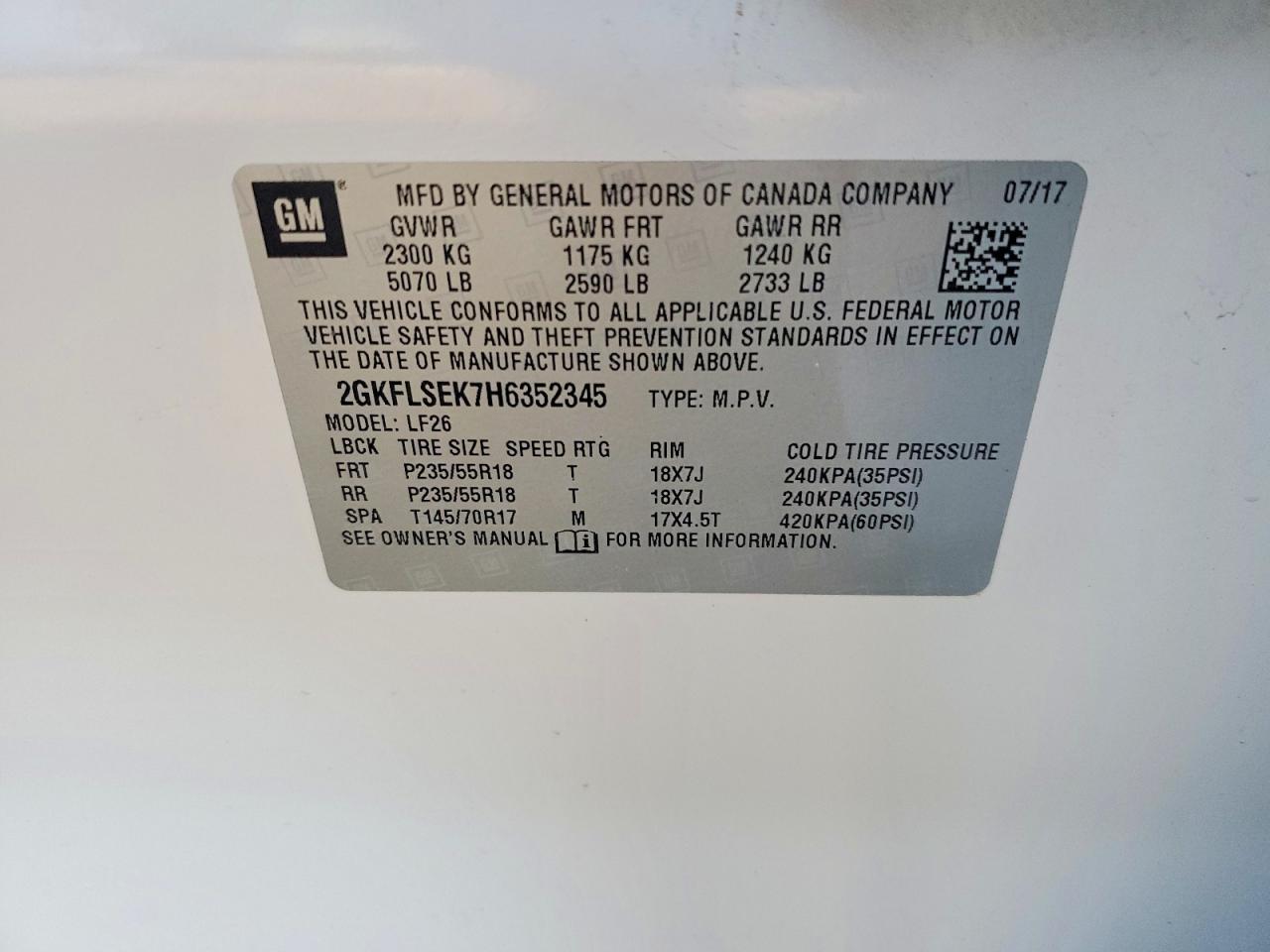 GMC Terrain Sle
