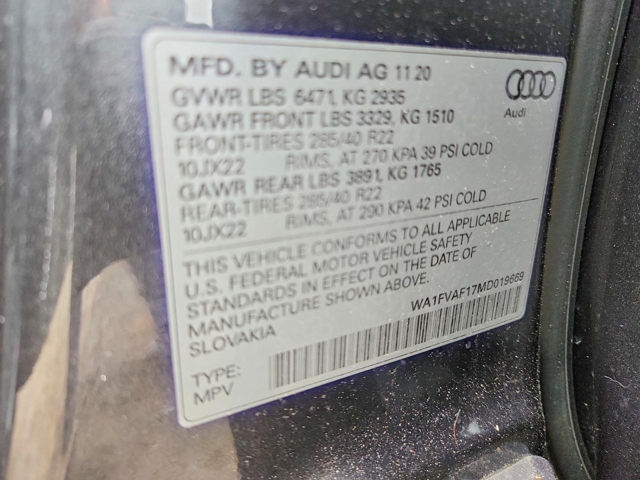 Audi Q8 Prestige S-line
