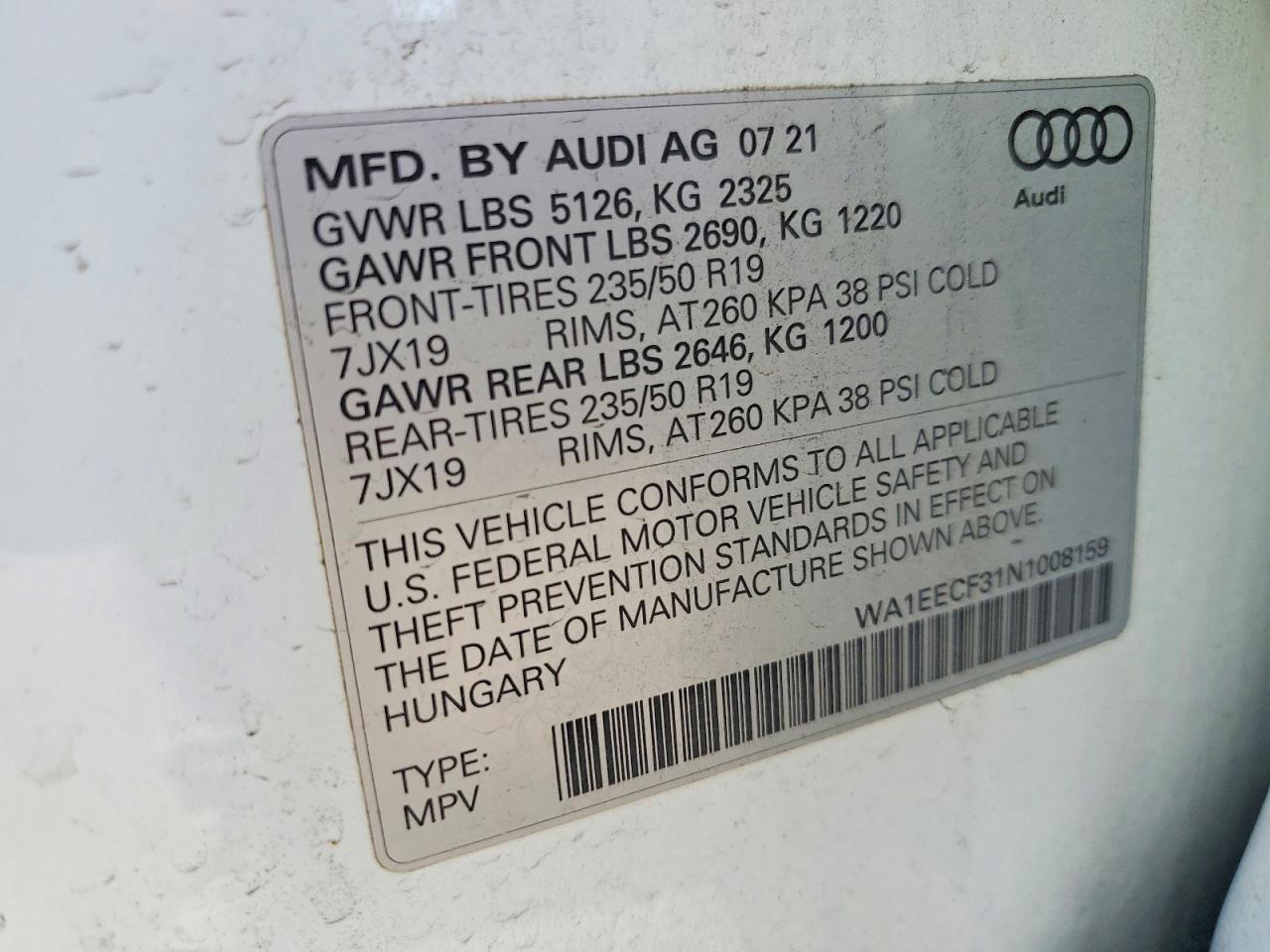 Audi Q3 Premium Plus S Line 45
