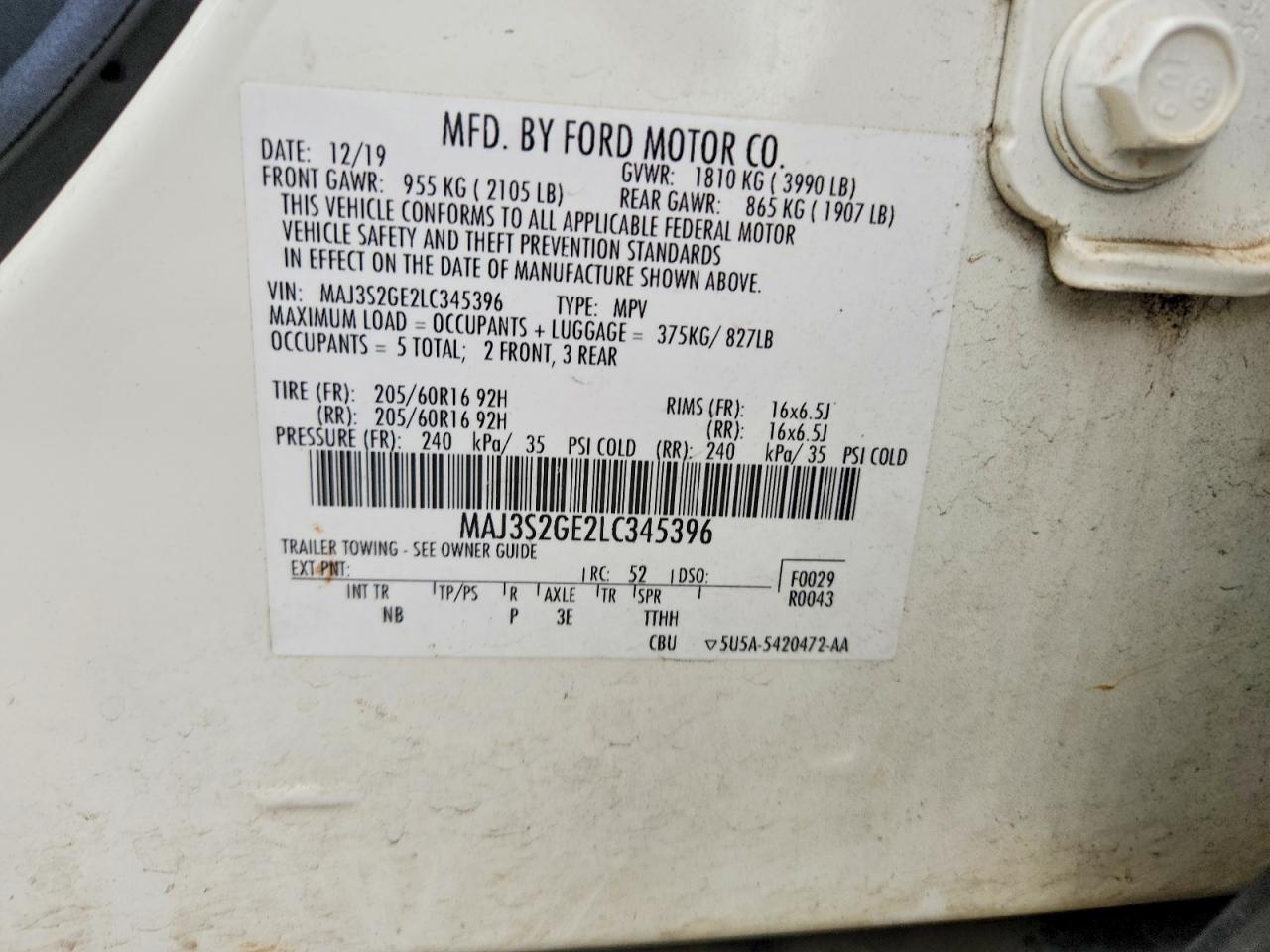 Ford EcoSport Se