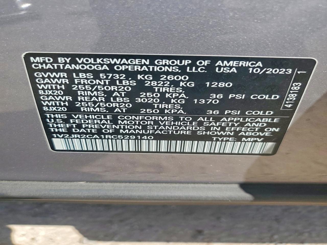 Volkswagen Atlas Se