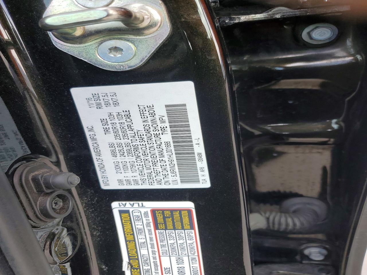 Honda Crv Touring