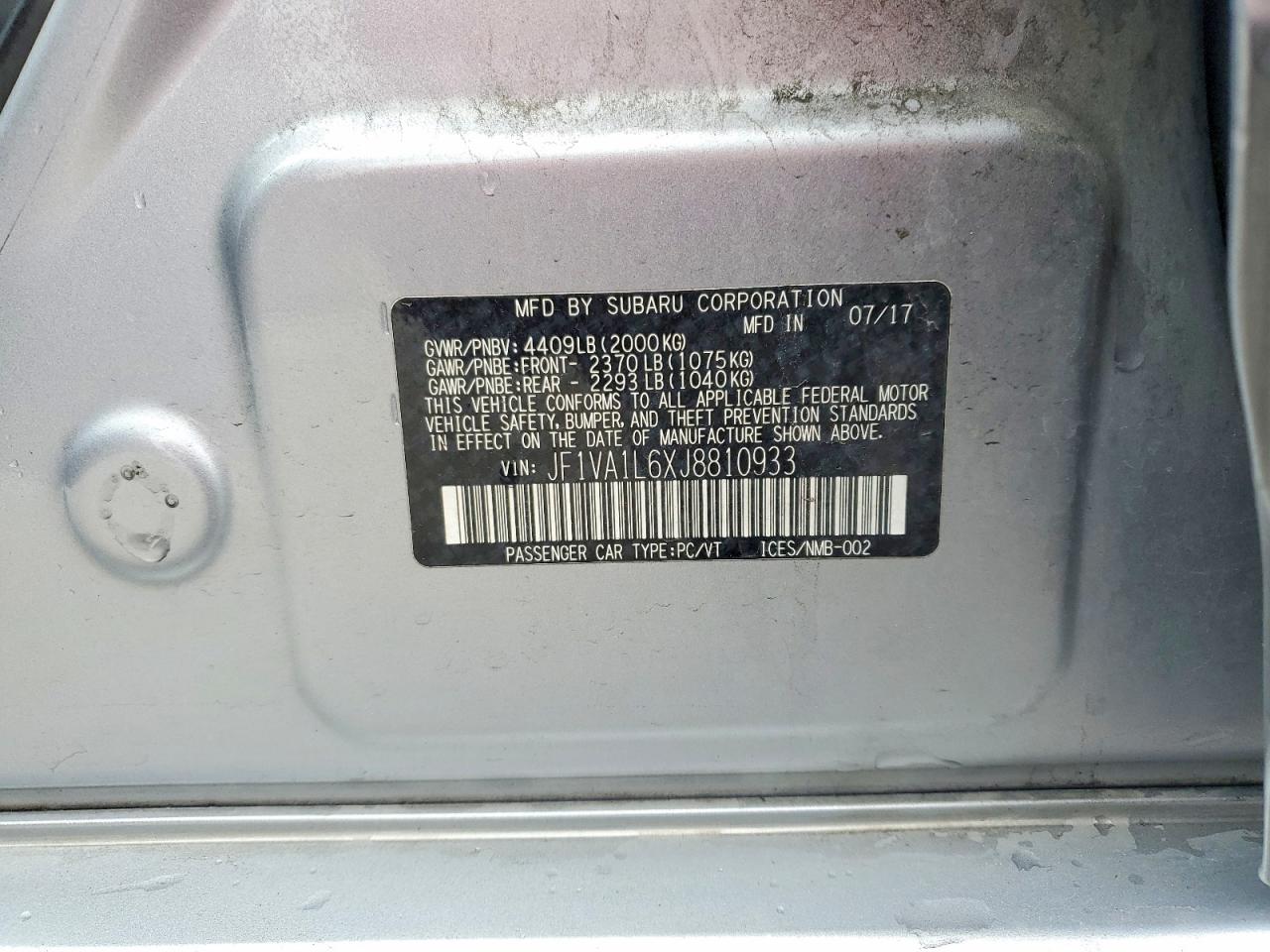 Subaru WRX Limited