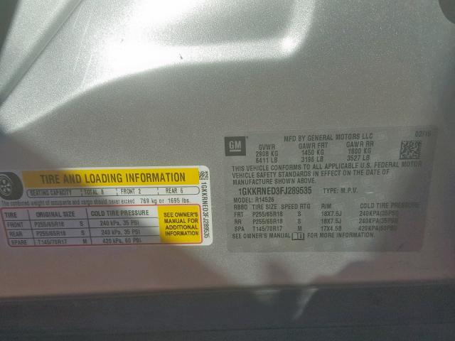 GMC Acadia Sle