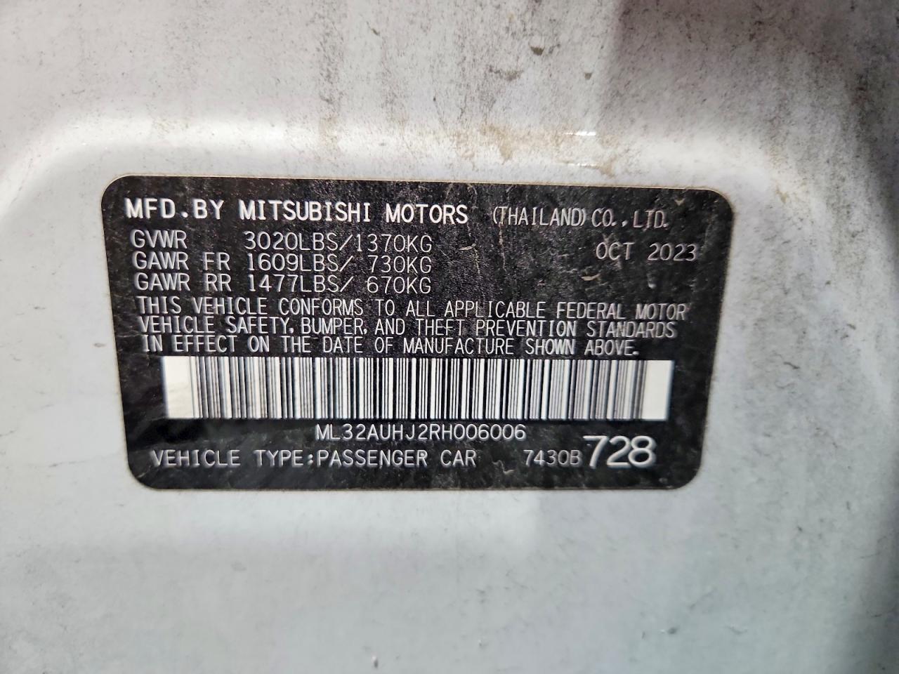 Mitsubishi Mirage Es
