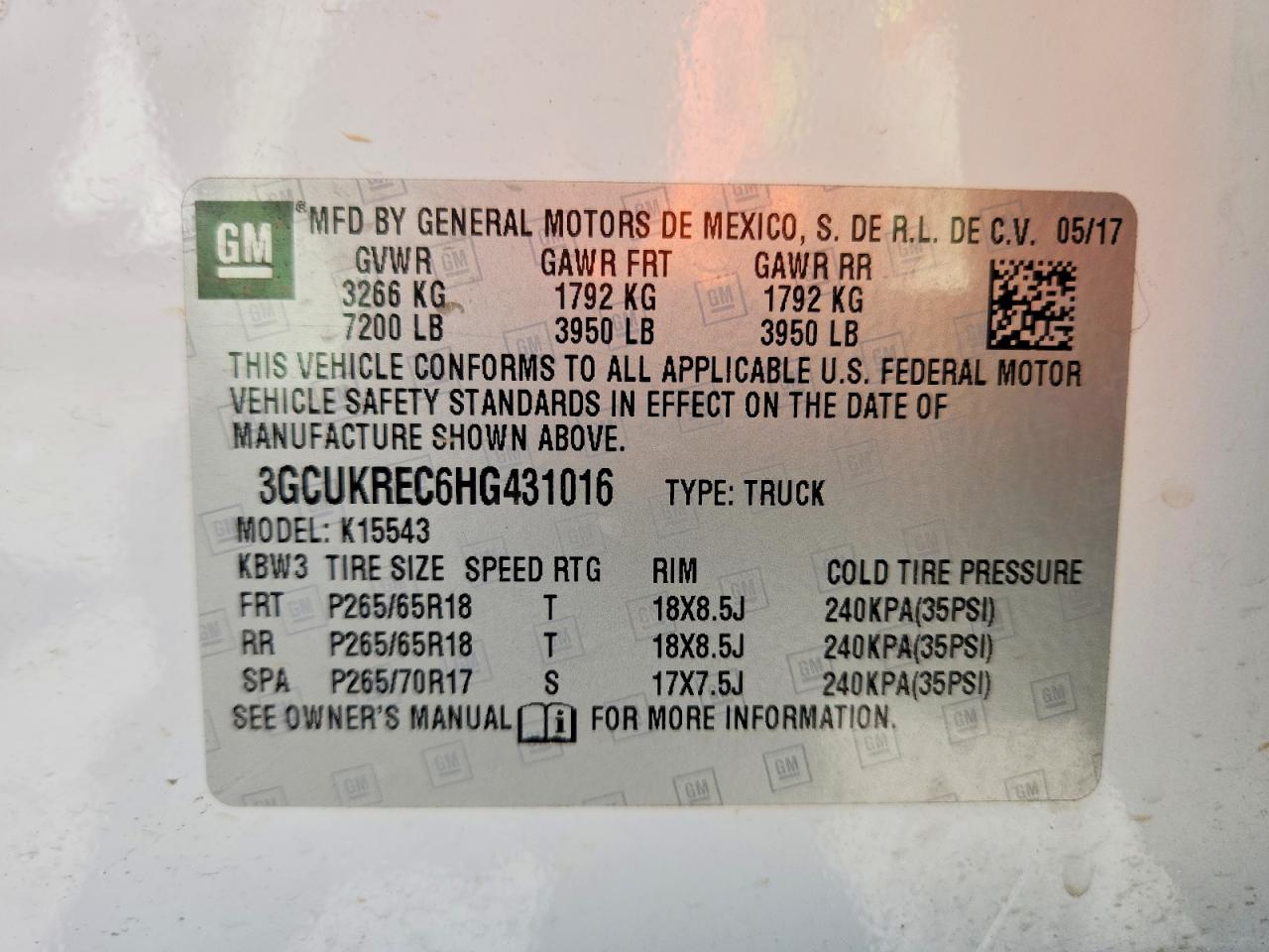 Chevrolet Silverado K1500 Lt