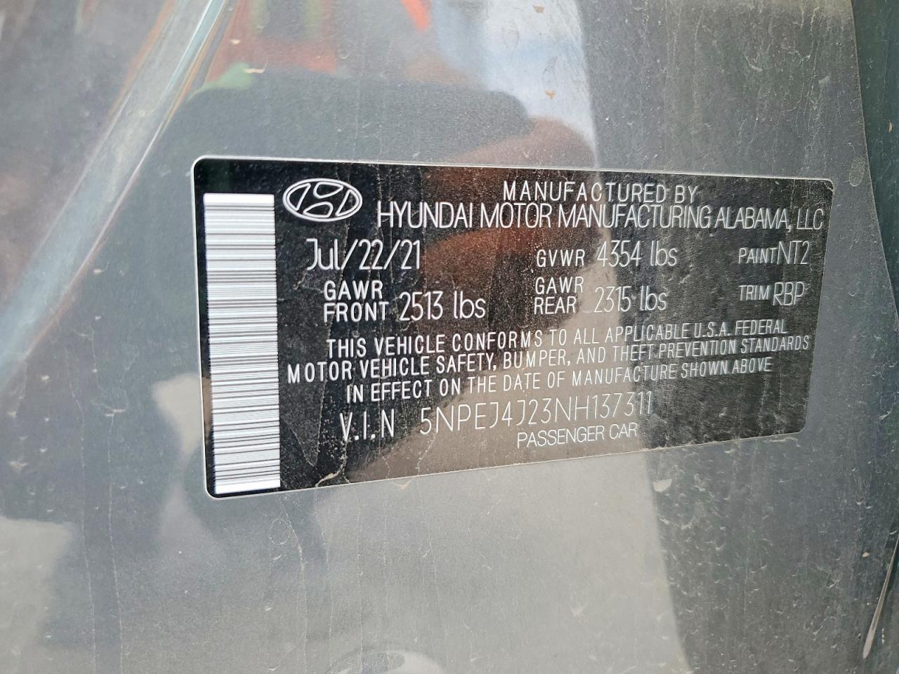Hyundai SONATA Sel Plus
