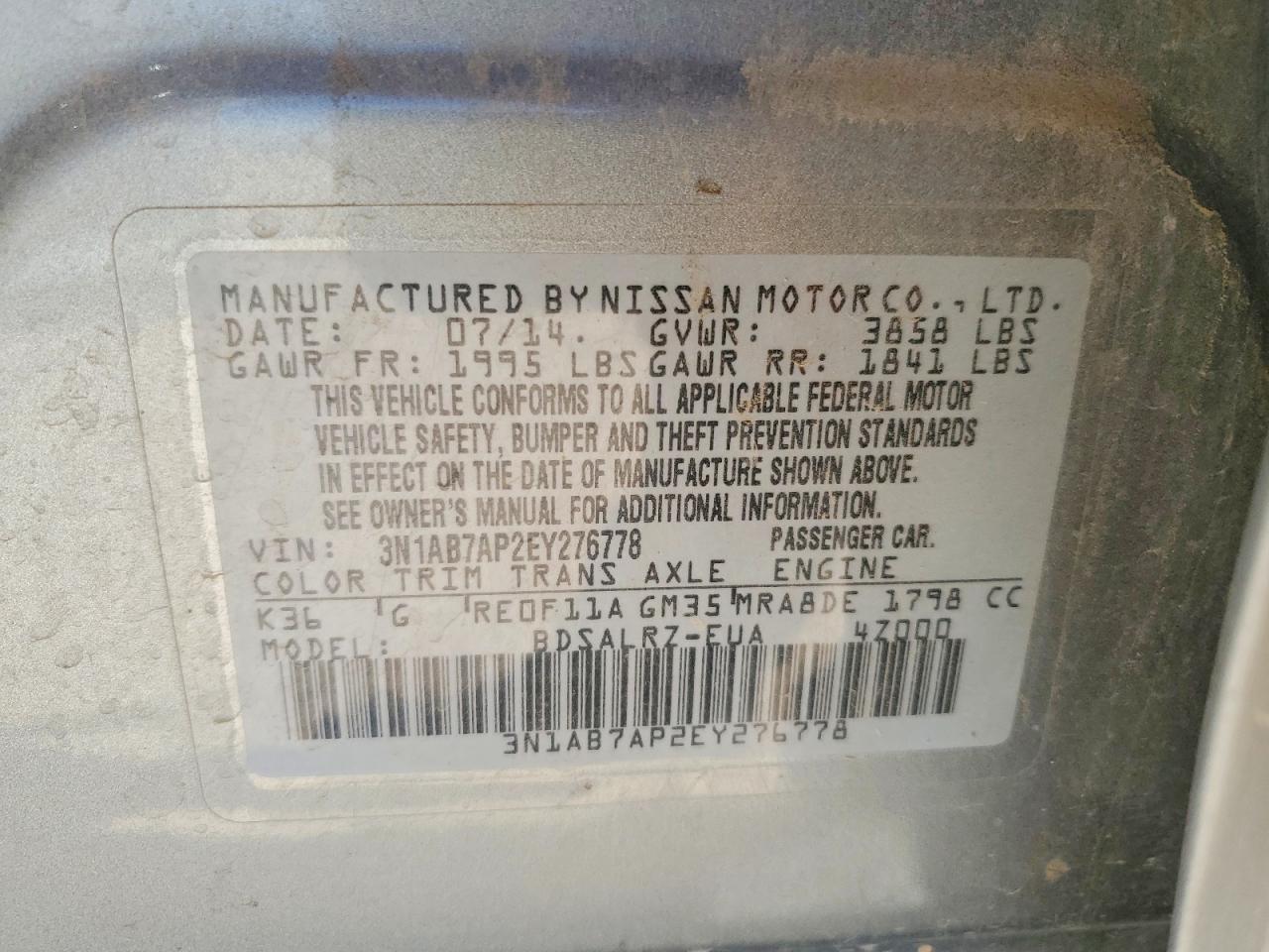 Nissan Sentra Sr