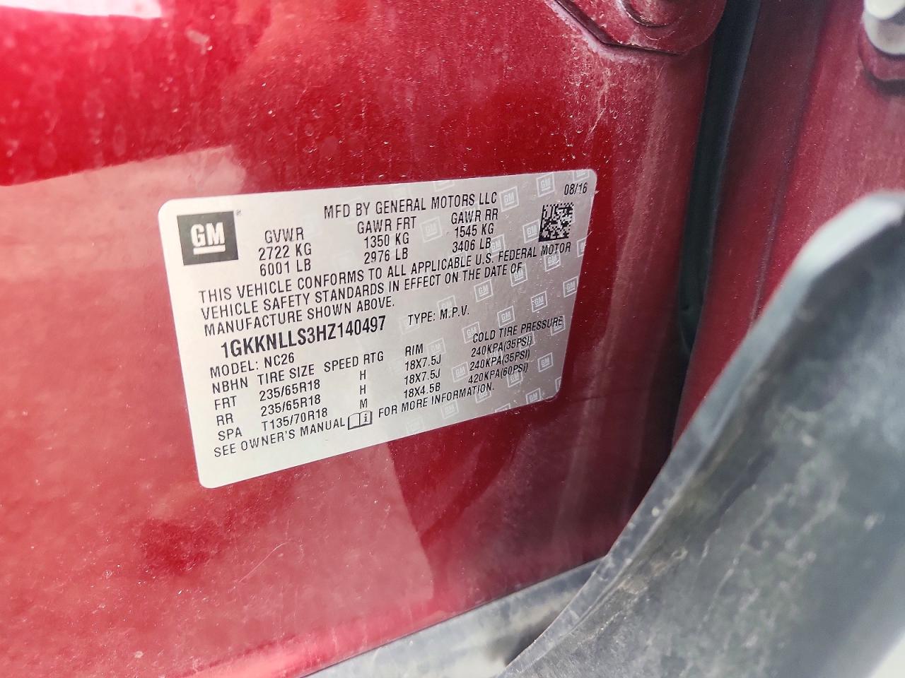 GMC Acadia Sle