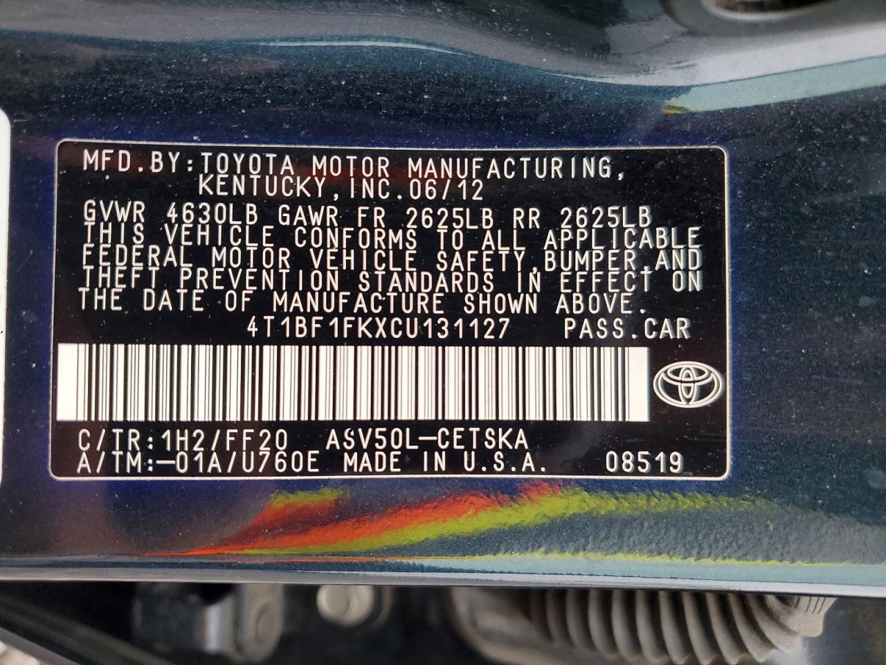 Toyota Camry Se