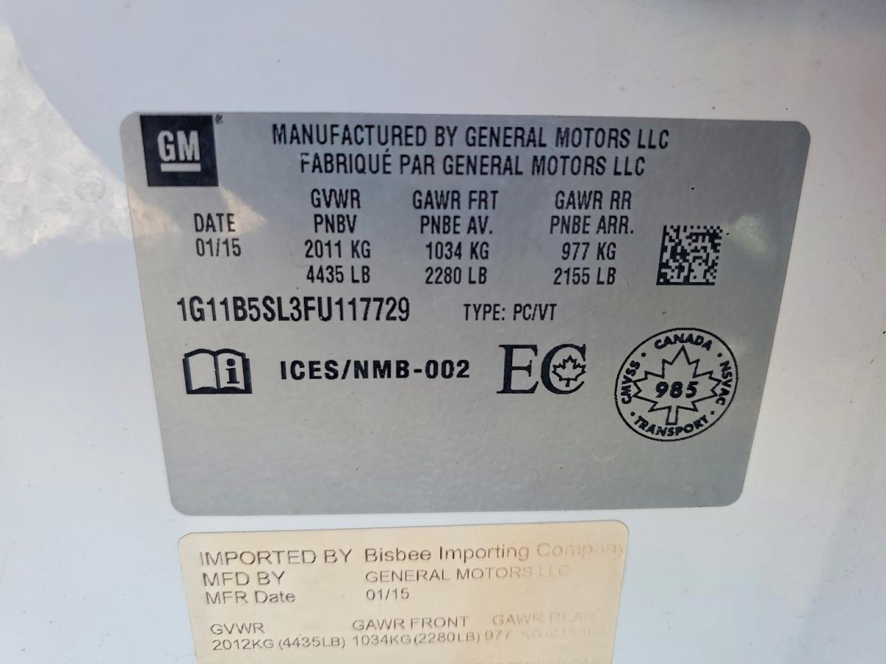 Chevrolet Malibu Ls