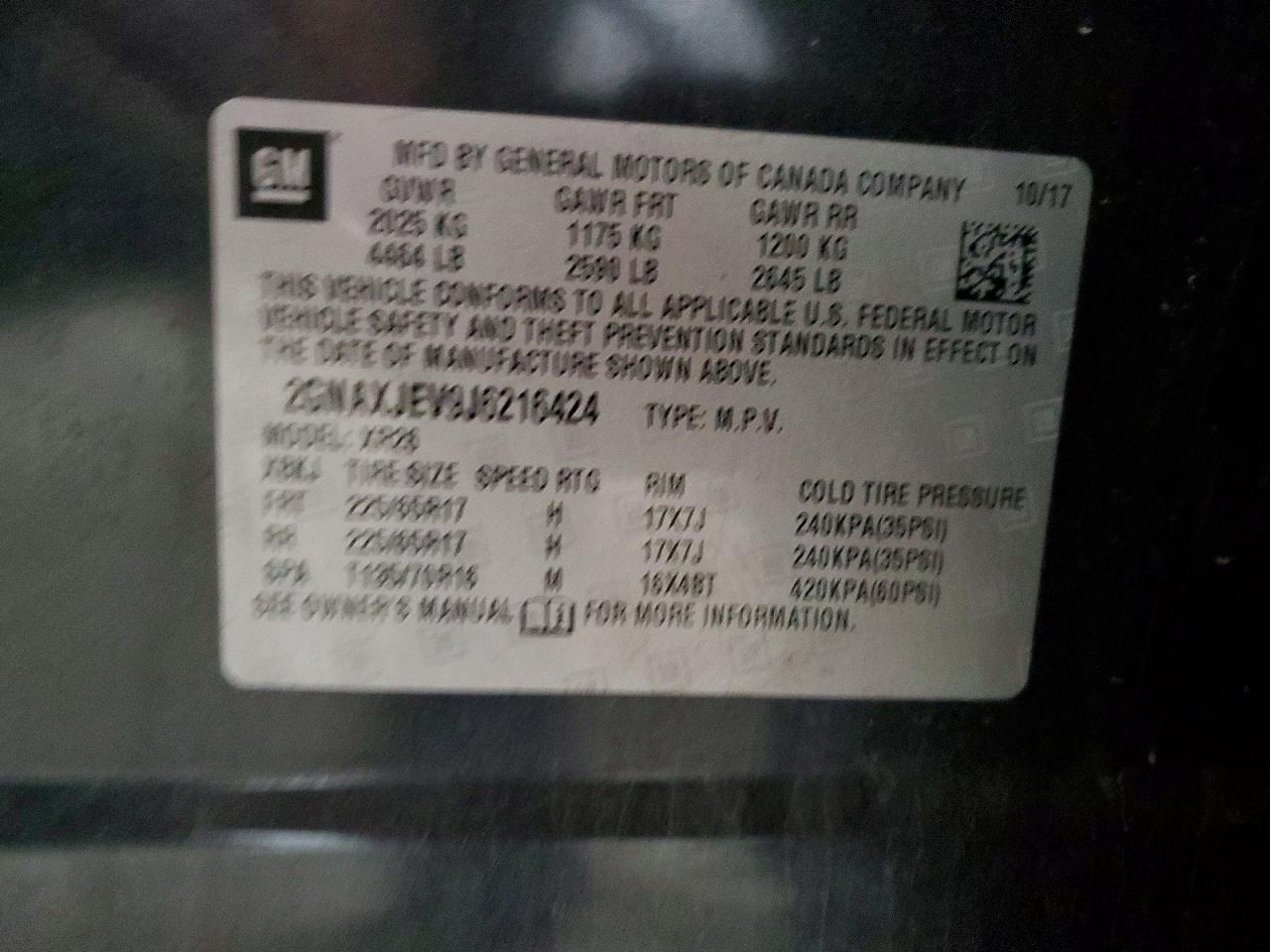 Chevrolet Equinox Lt