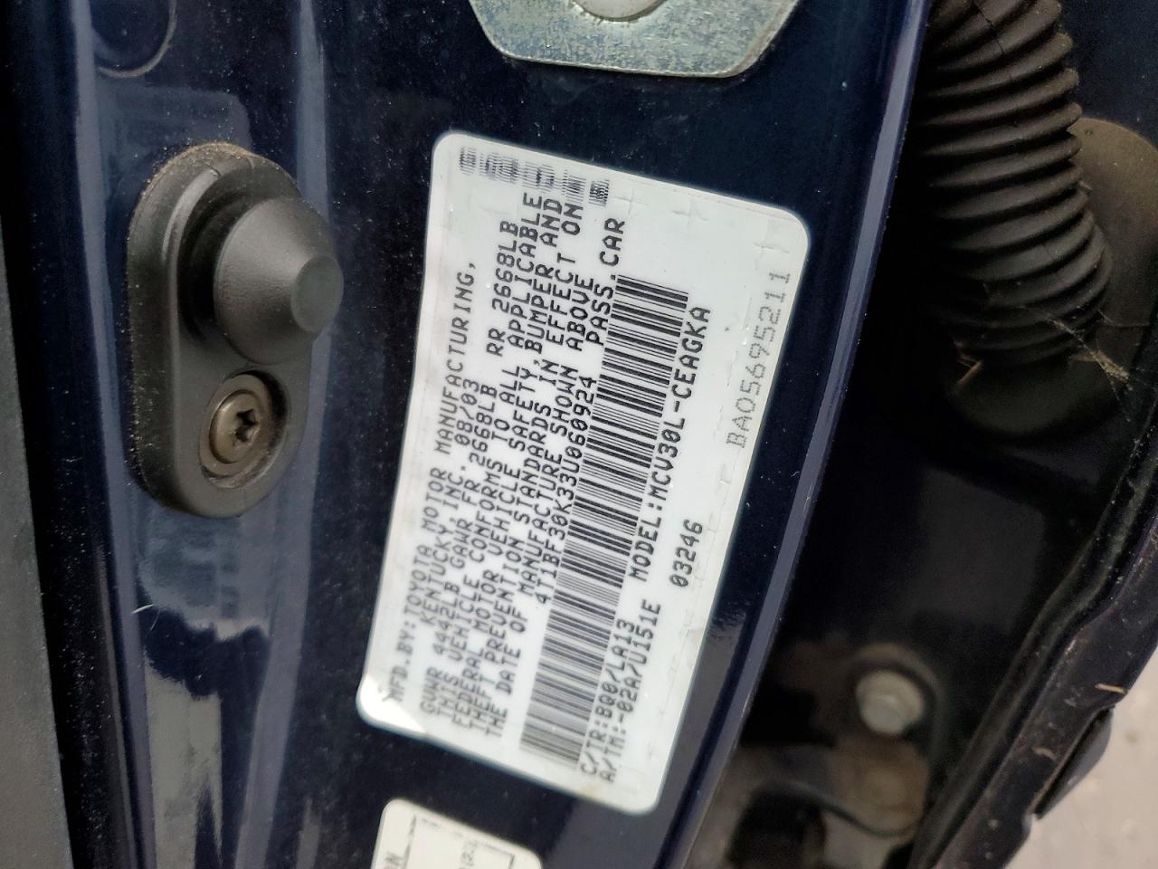 Toyota Camry Xle V6