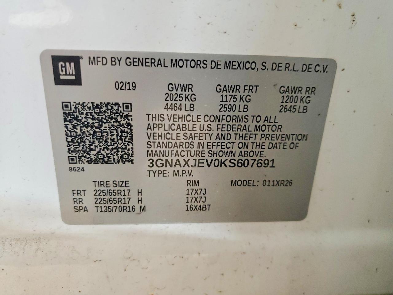 Chevrolet Equinox Lt