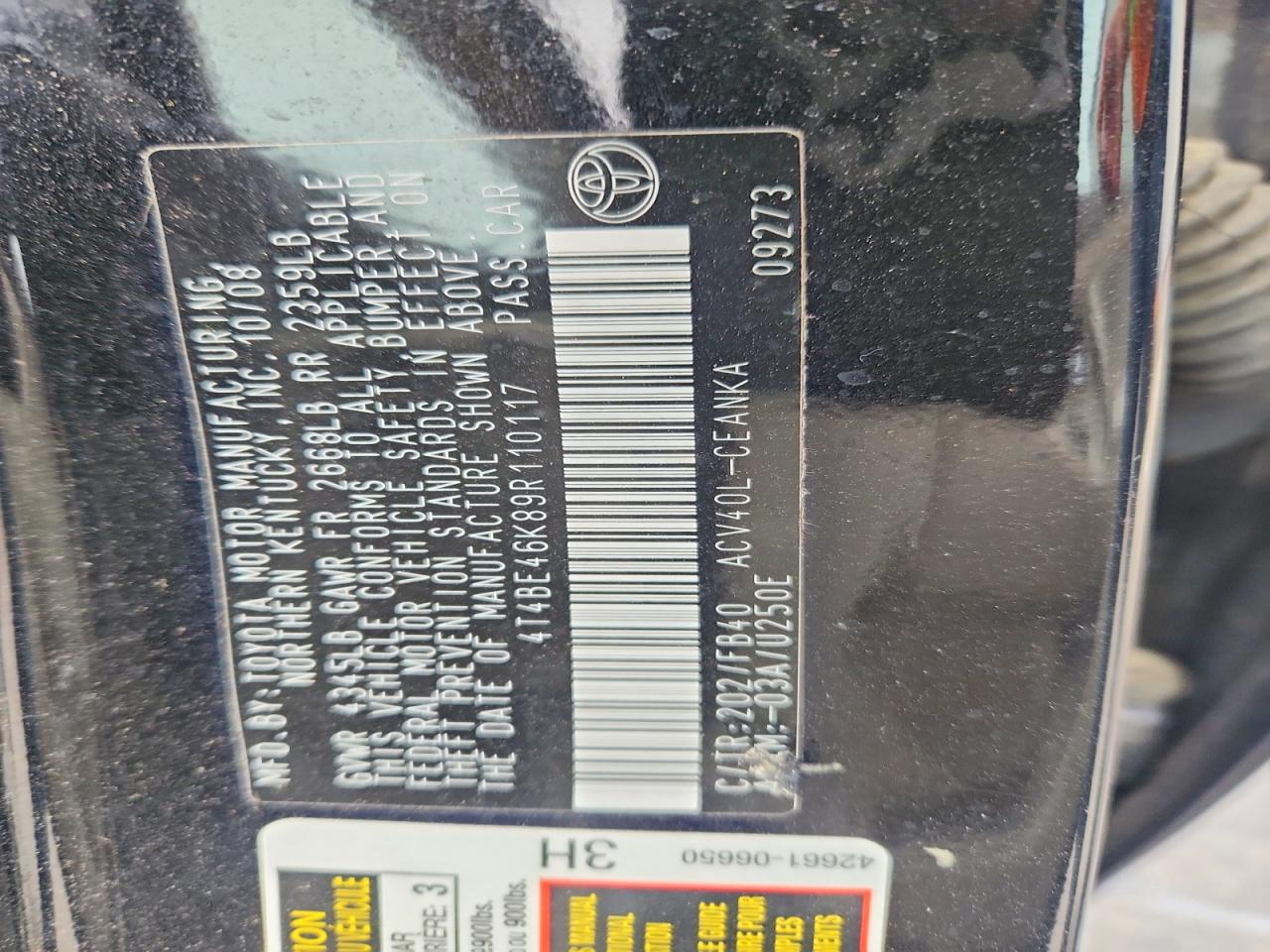 Toyota Camry Le