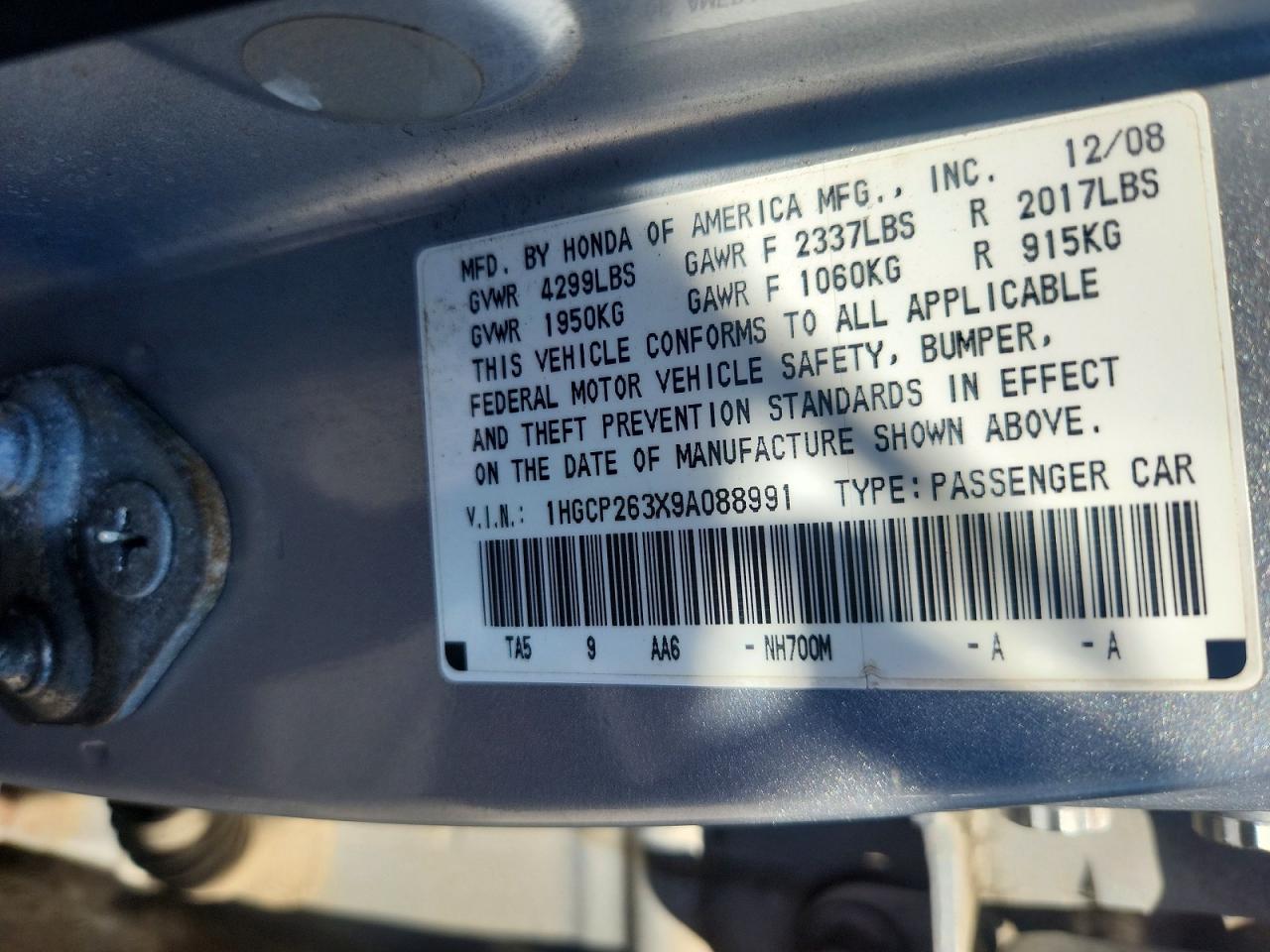 Honda Accord Lx