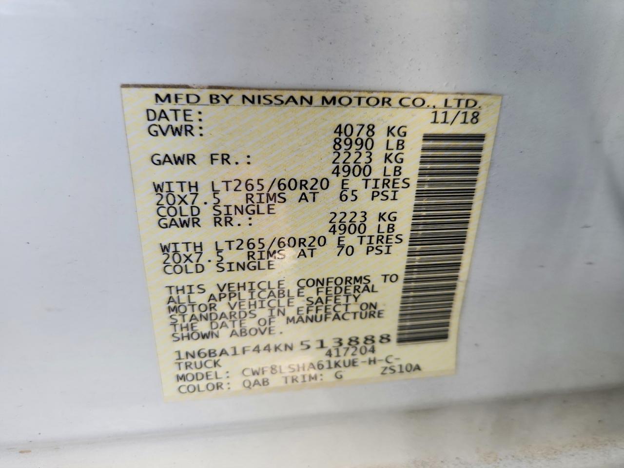 Nissan Titan Sv