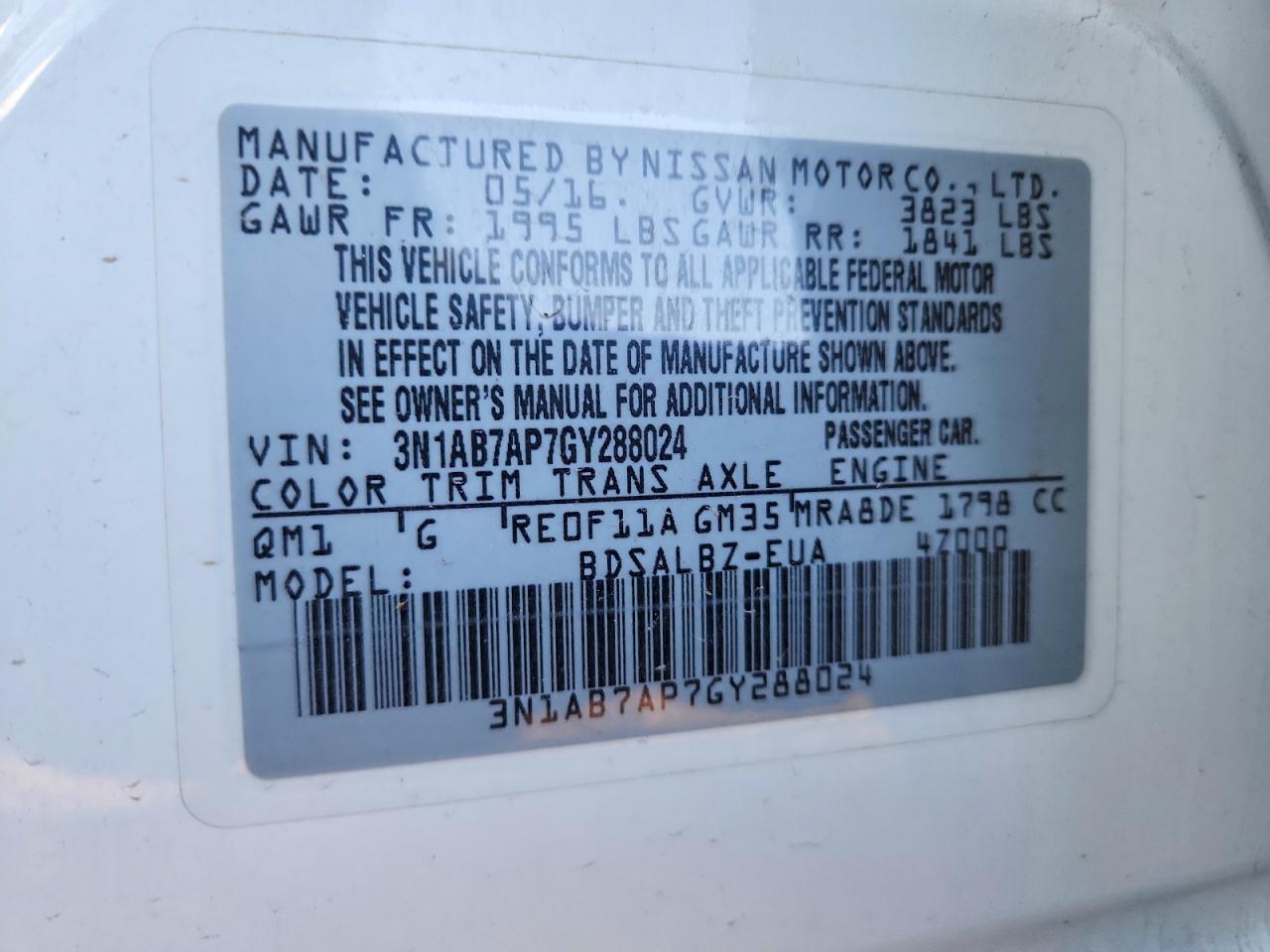 Nissan Sentra S