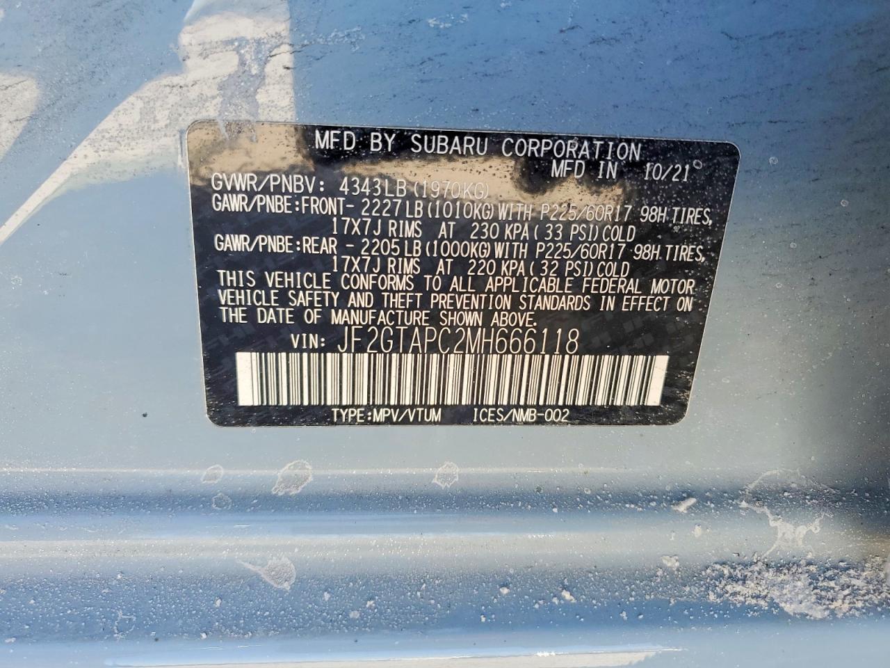 Subaru Crosstrek Premium