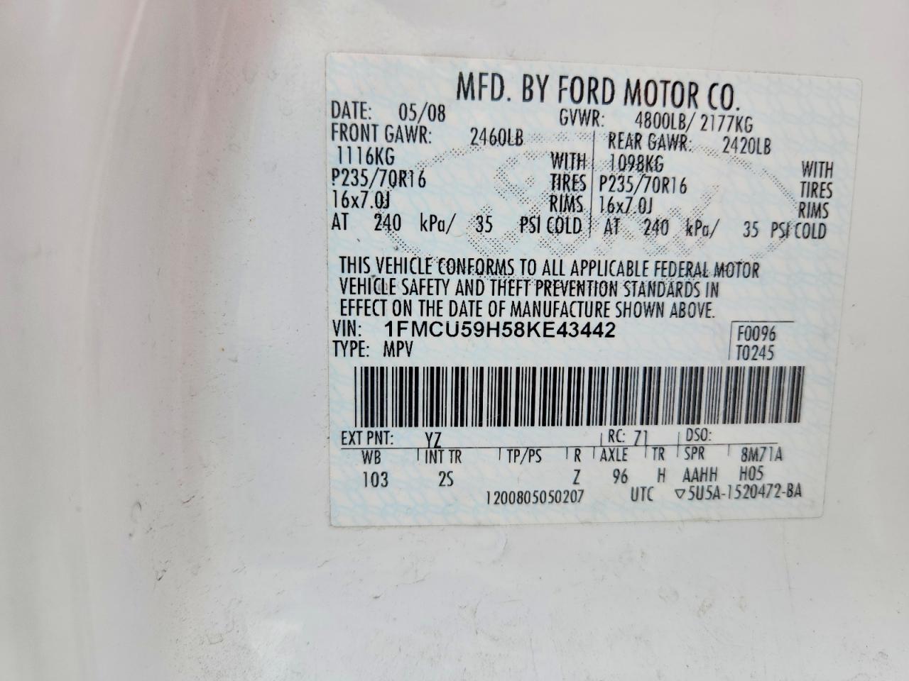 Ford Escape Hev
