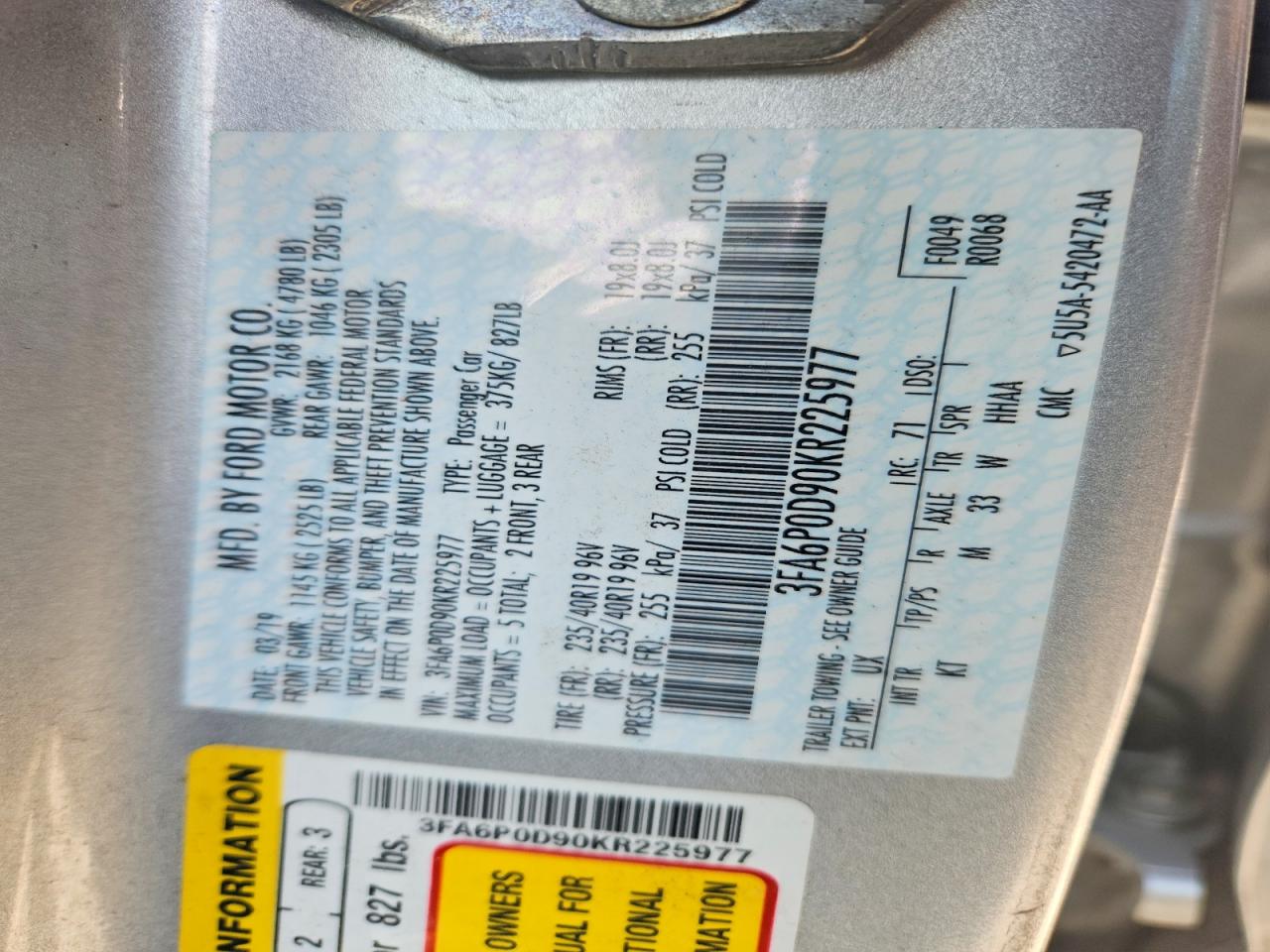 Ford Fusion Titanium