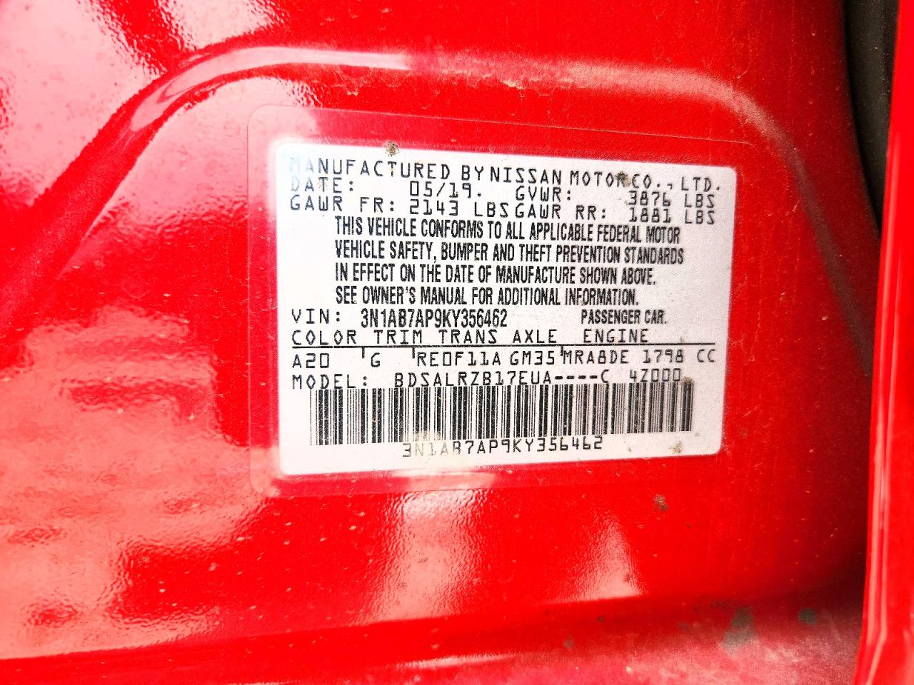 Nissan Sentra Sr