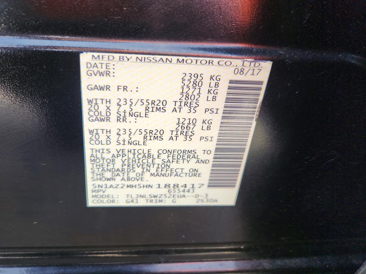 Nissan Murano Platinum
