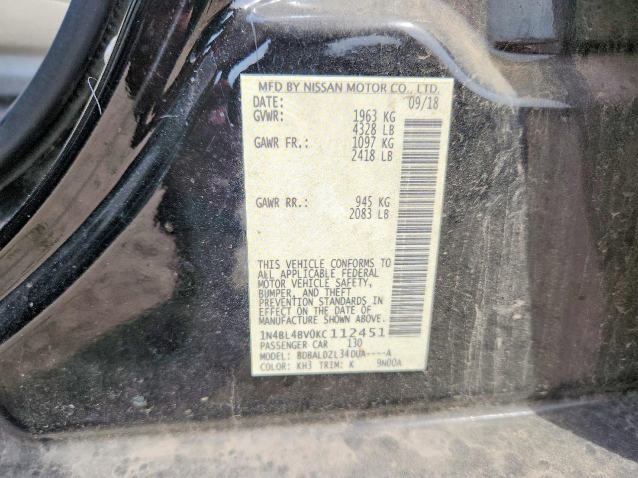 Nissan Altima 2.5 S