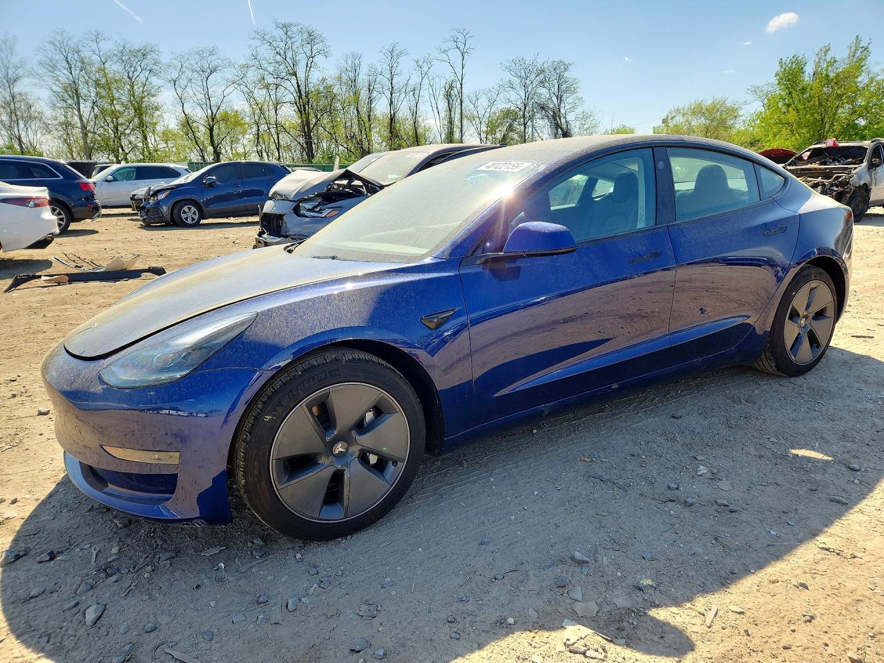 Salvage Tesla Model 3 Image