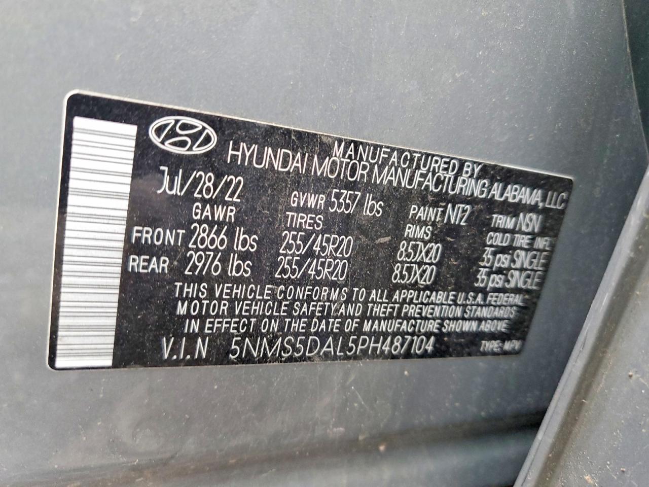 Hyundai SANTA FE Calligraphy