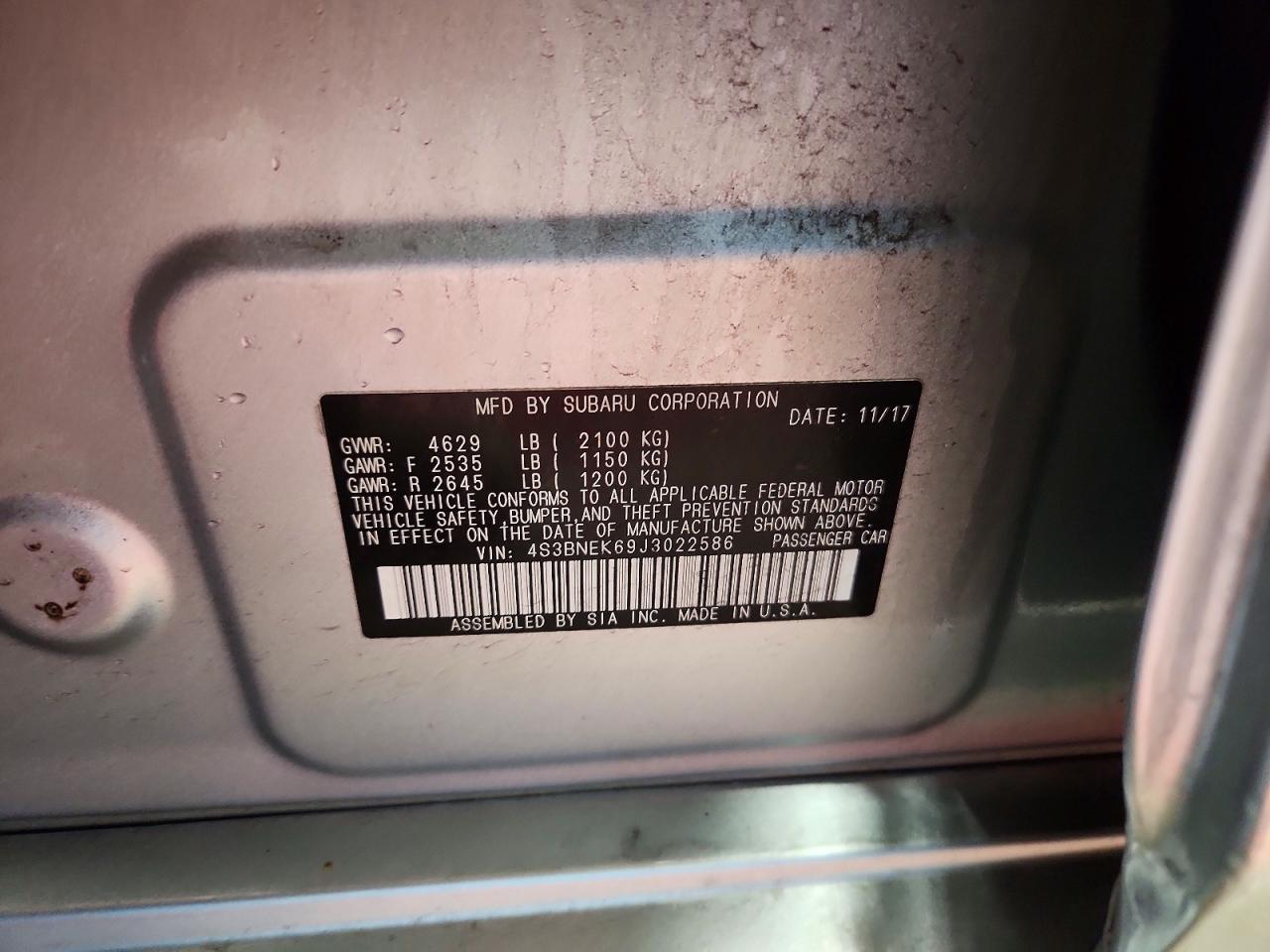 Subaru Legacy 3.6r Limited