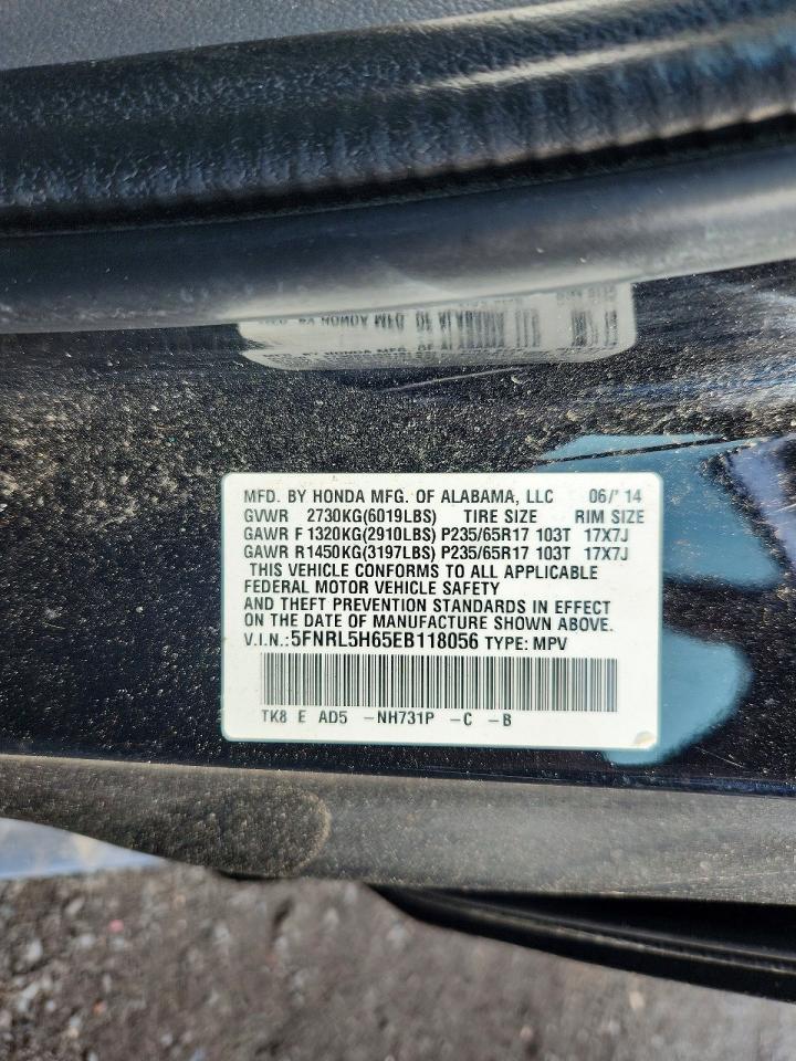Honda Odyssey Exl