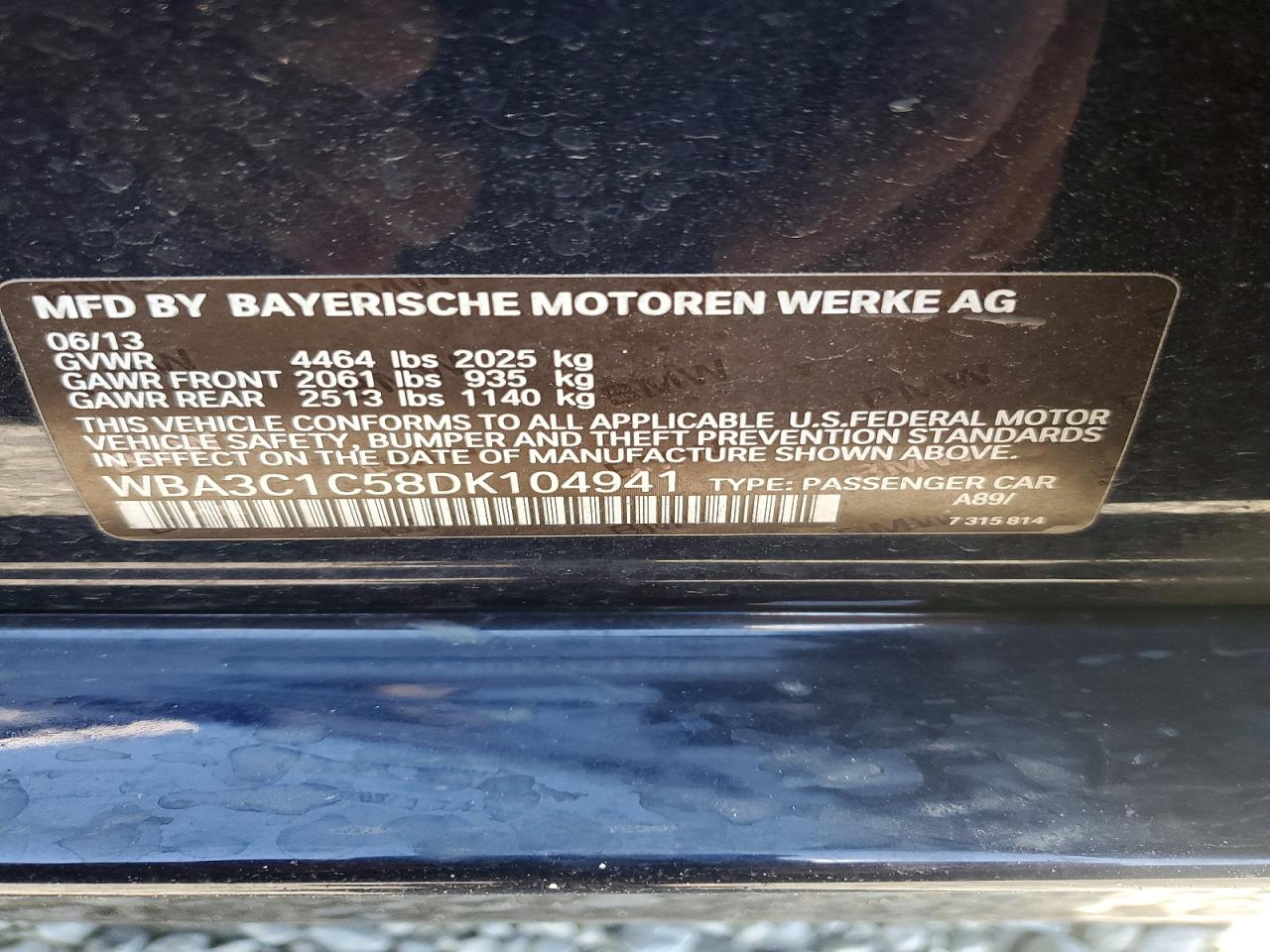 BMW 3 Series I Sulev