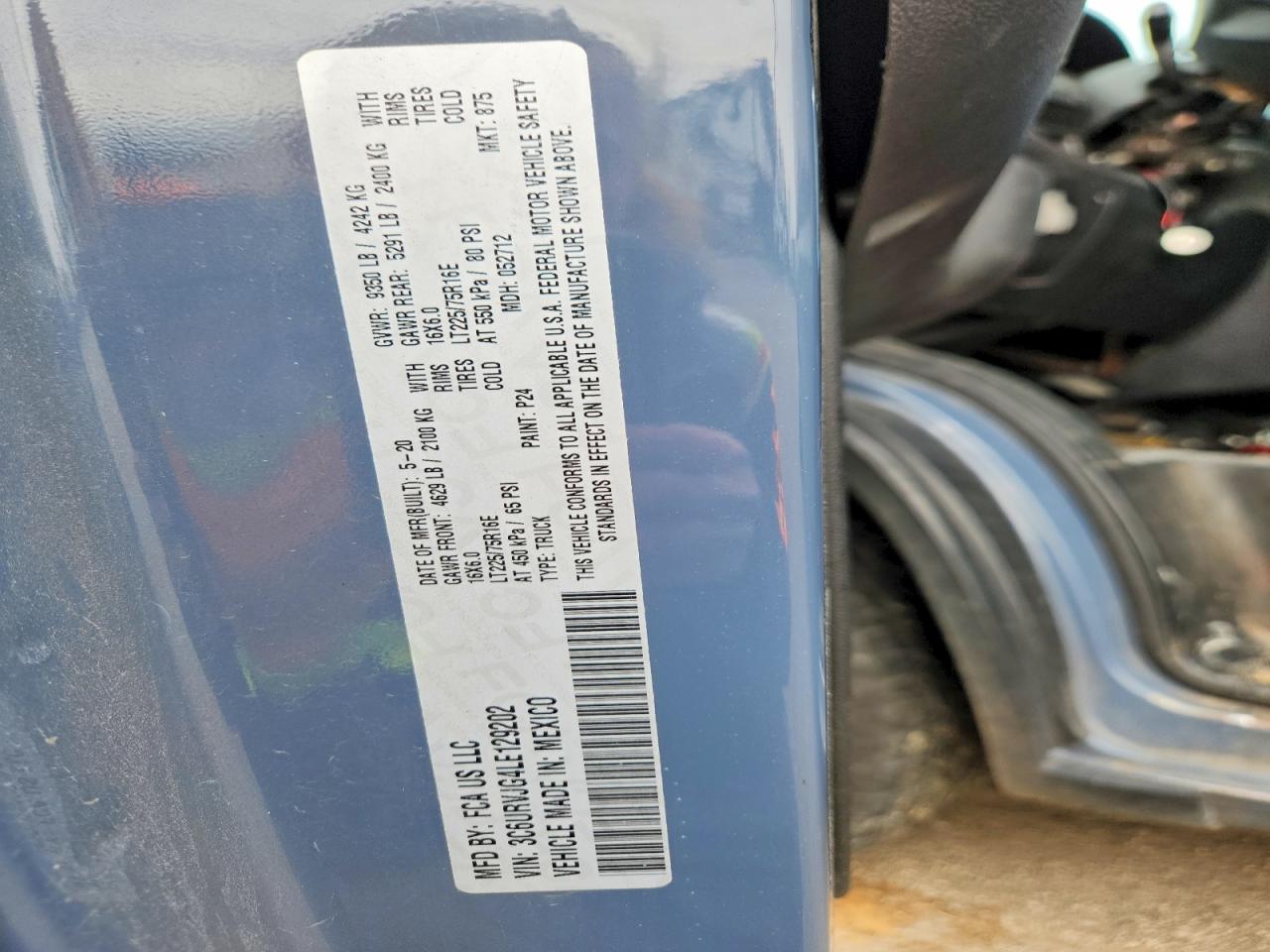 Ram Promaster 1500 High
