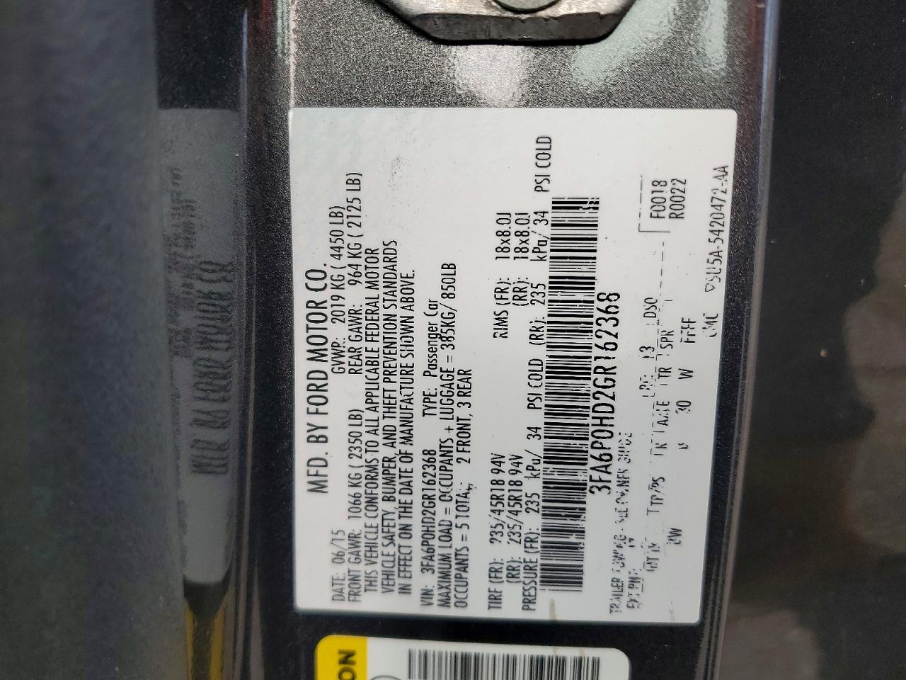 Ford Fusion Se