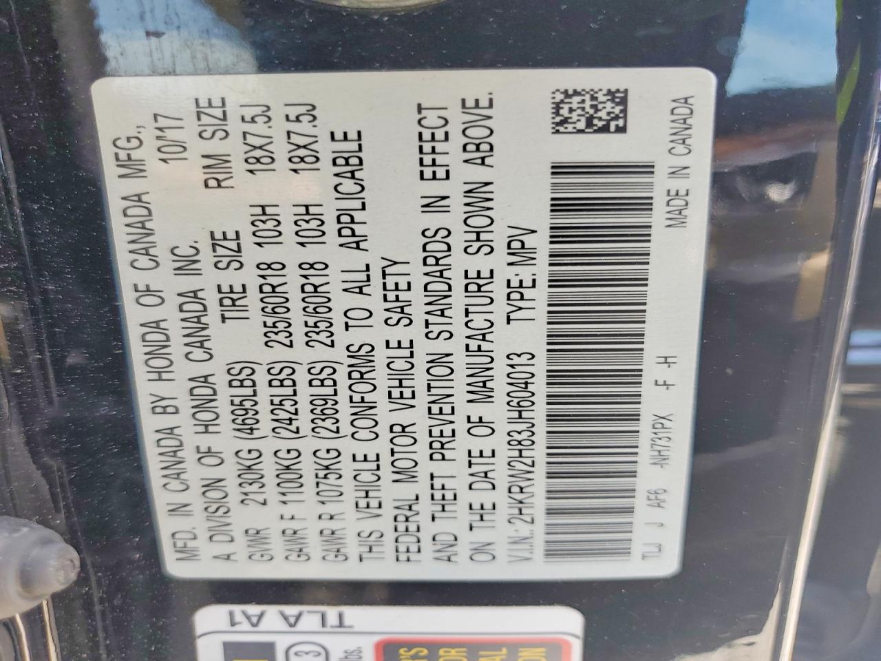 Honda Crv Exl