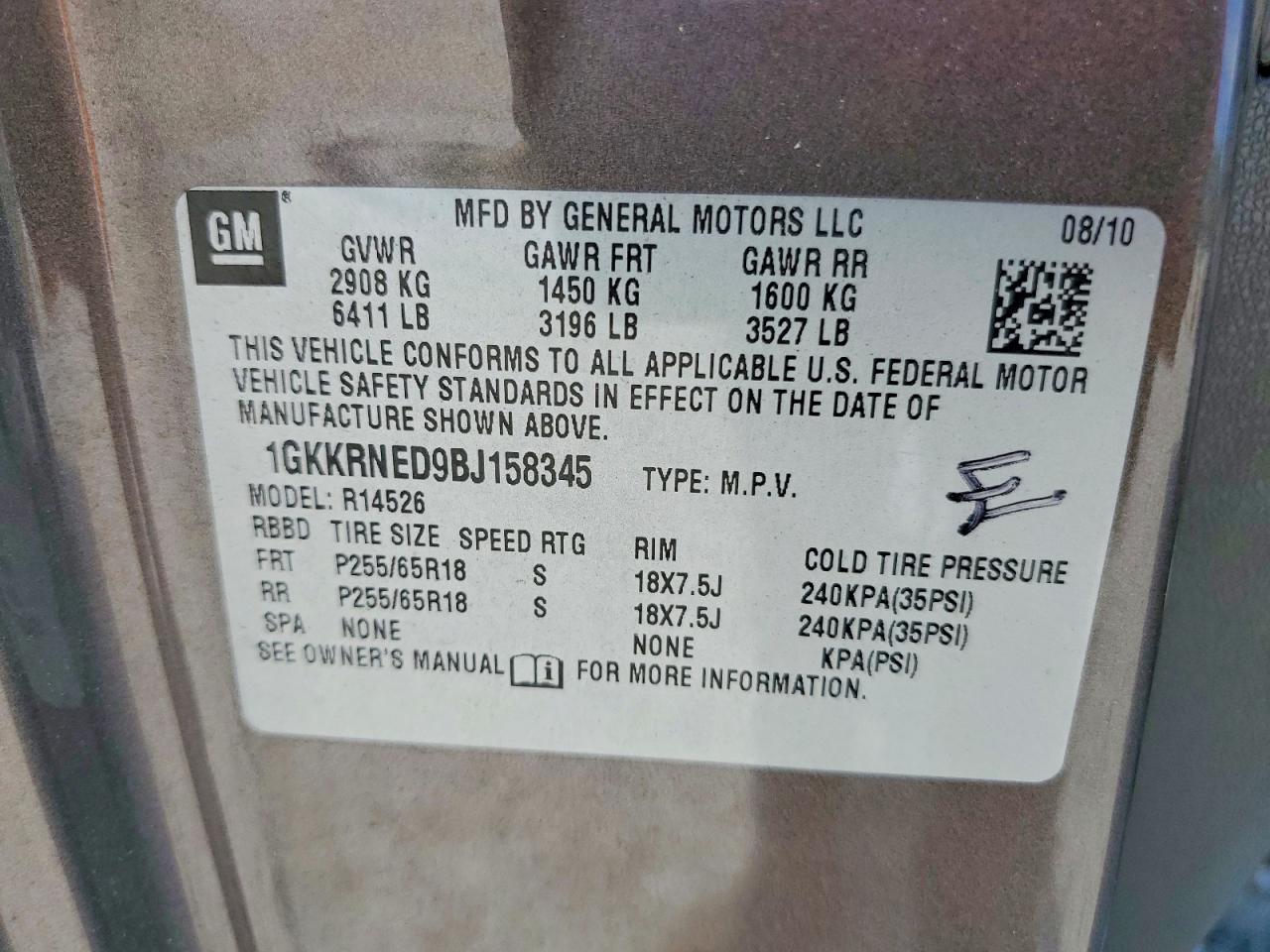 GMC Acadia Sle
