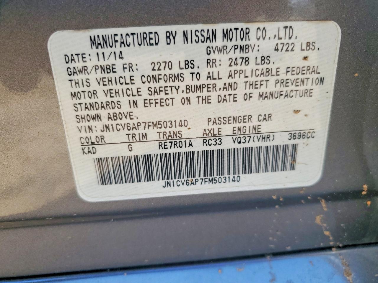 INFINITI Q40 Base Base