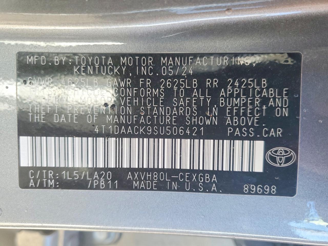 Toyota Camry Xle