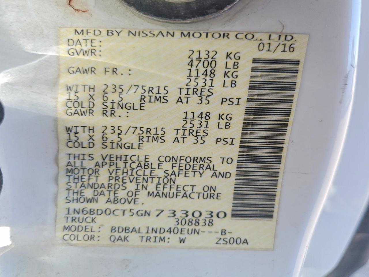 Nissan Frontier S