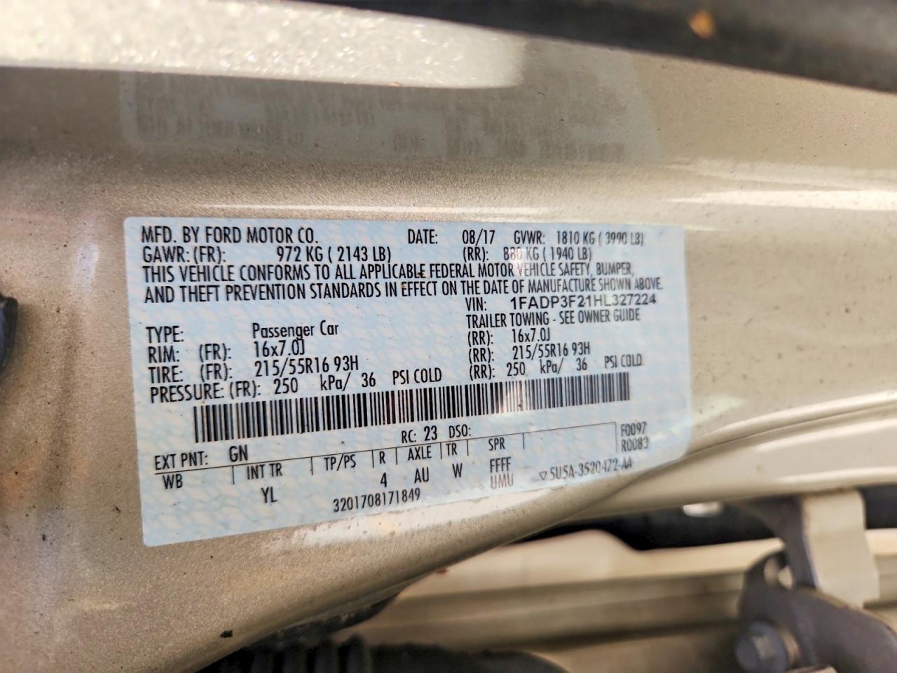 Ford Focus Se