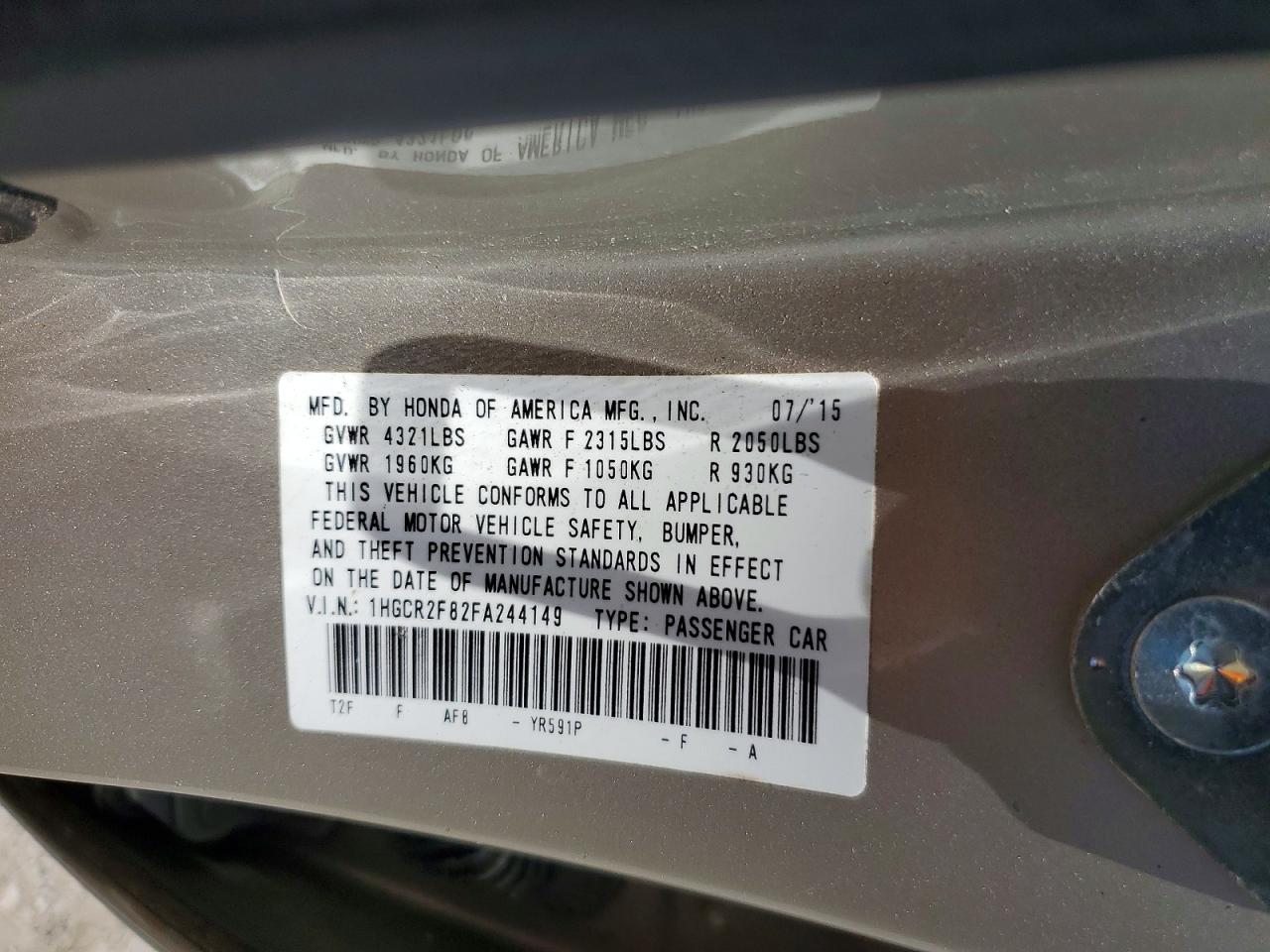 Honda Accord Exl