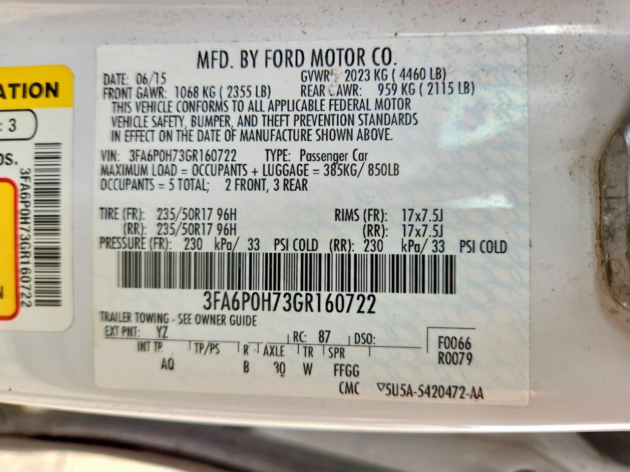 Ford Fusion Se