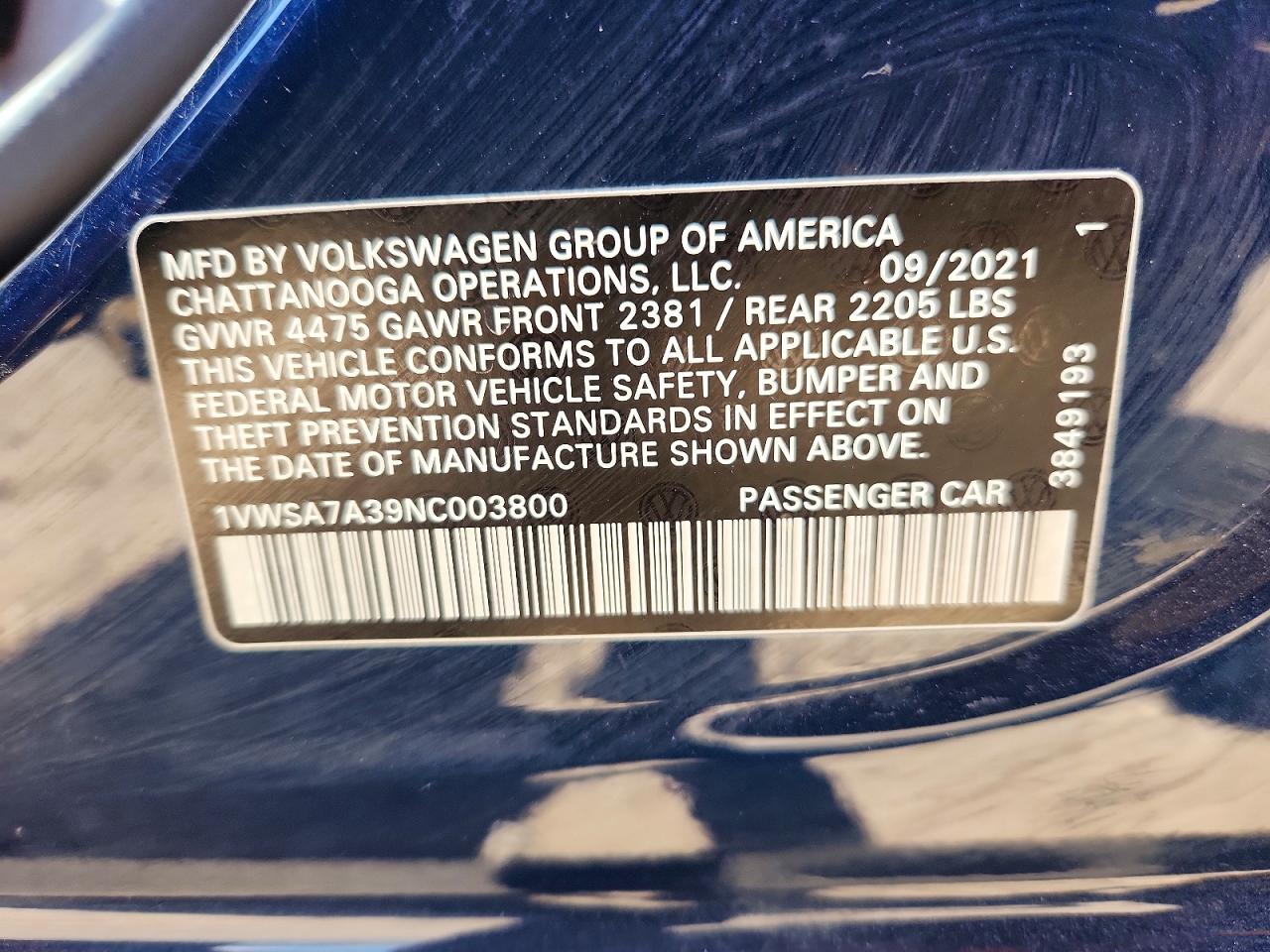 Volkswagen Passat Se
