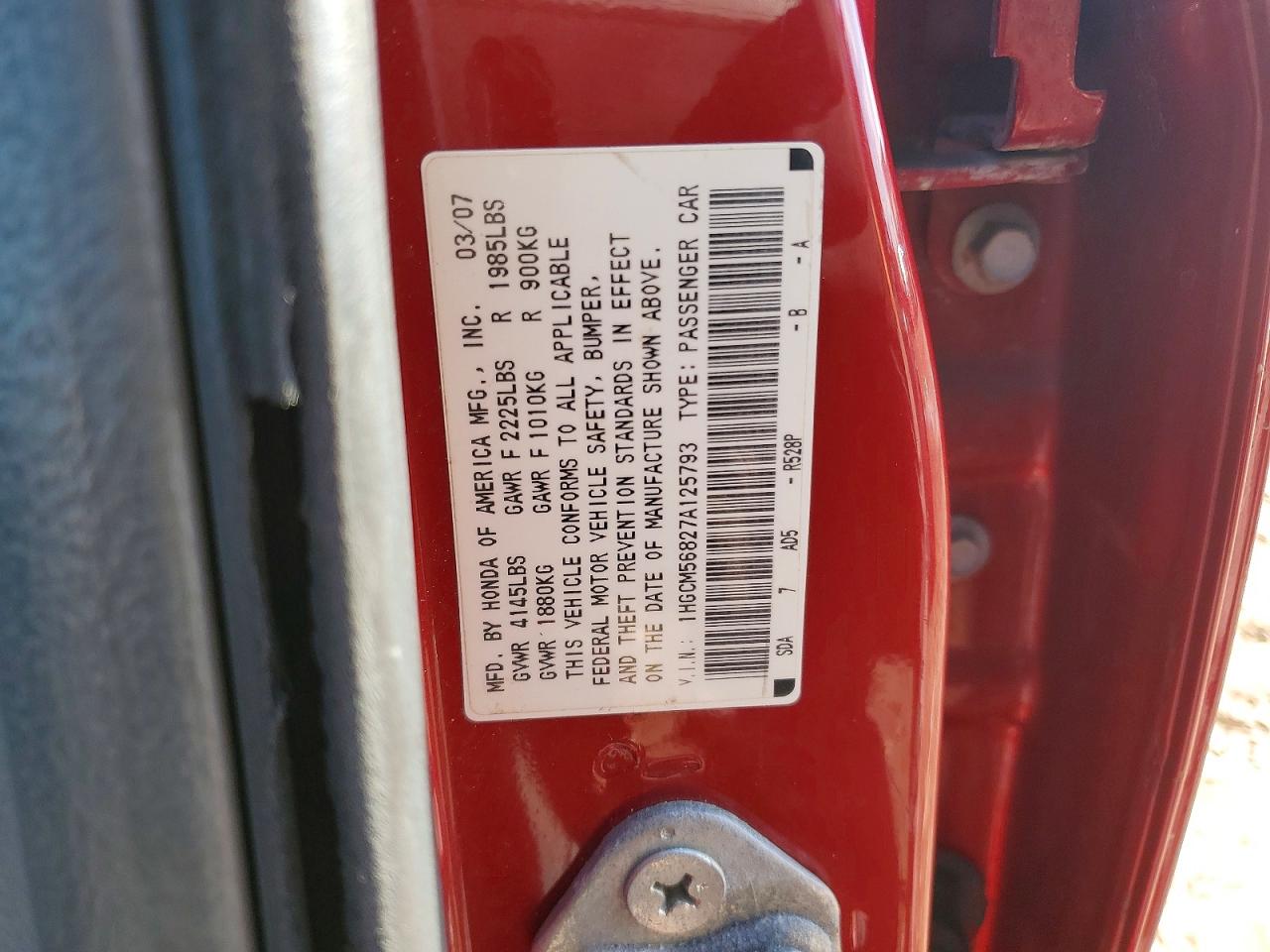 Honda Accord Ex